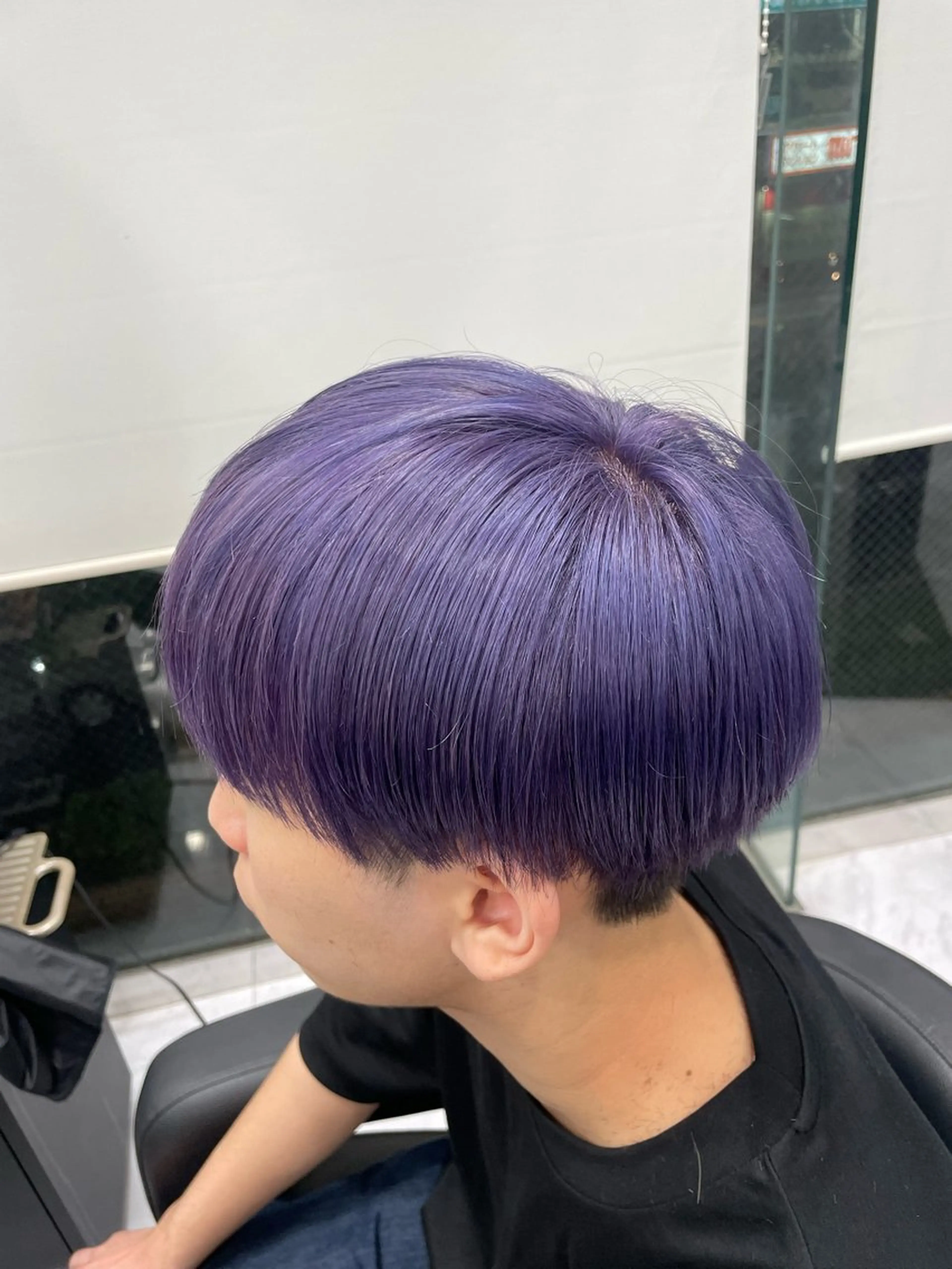 カラー メンズ ピンクカラー ピンクパープル カット ヘアカラー 🍒KUMAGAI 🍒のヘアスタイル