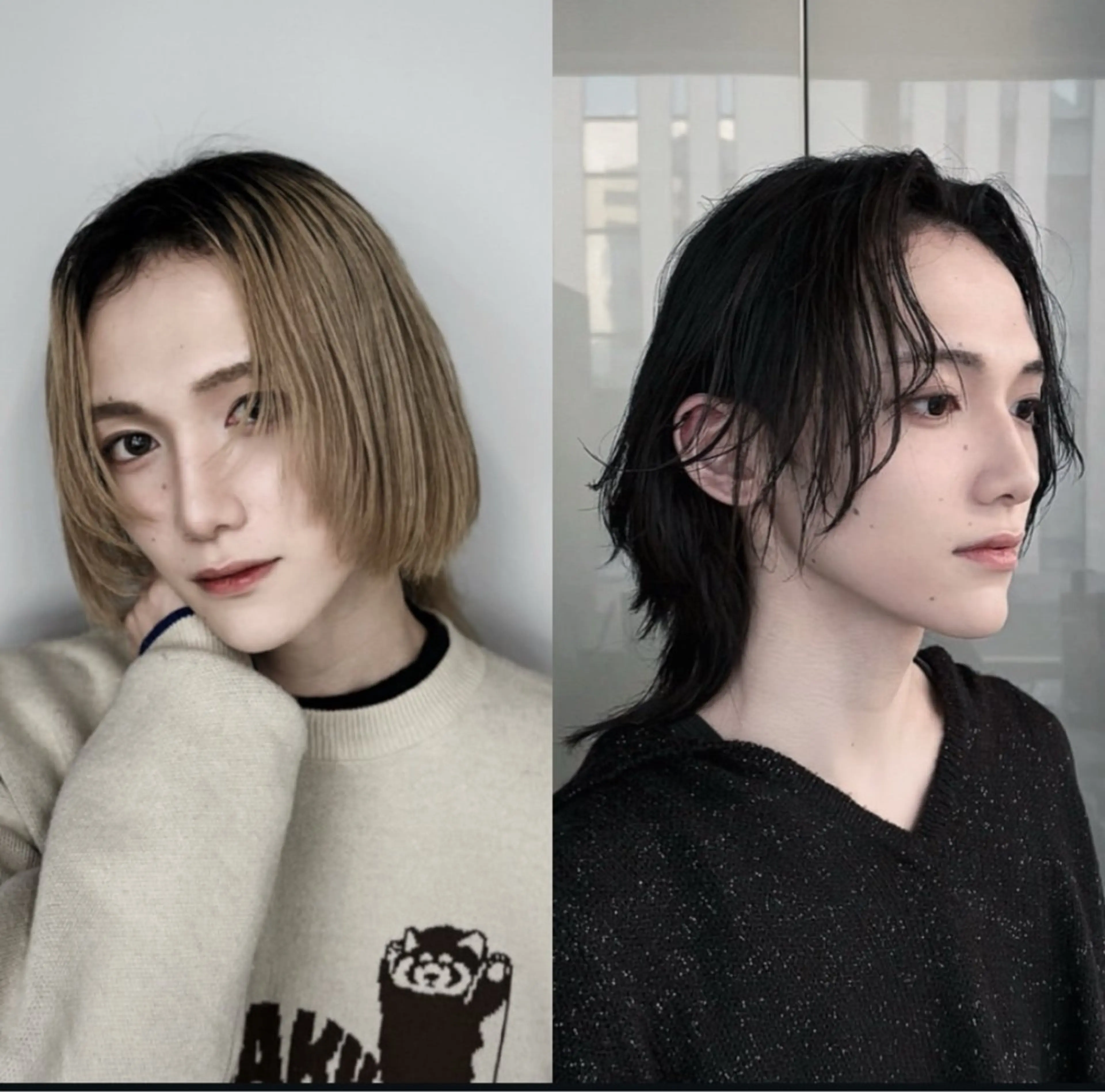 メンズ ヘアカラー メンズカット めいのヘアスタイル