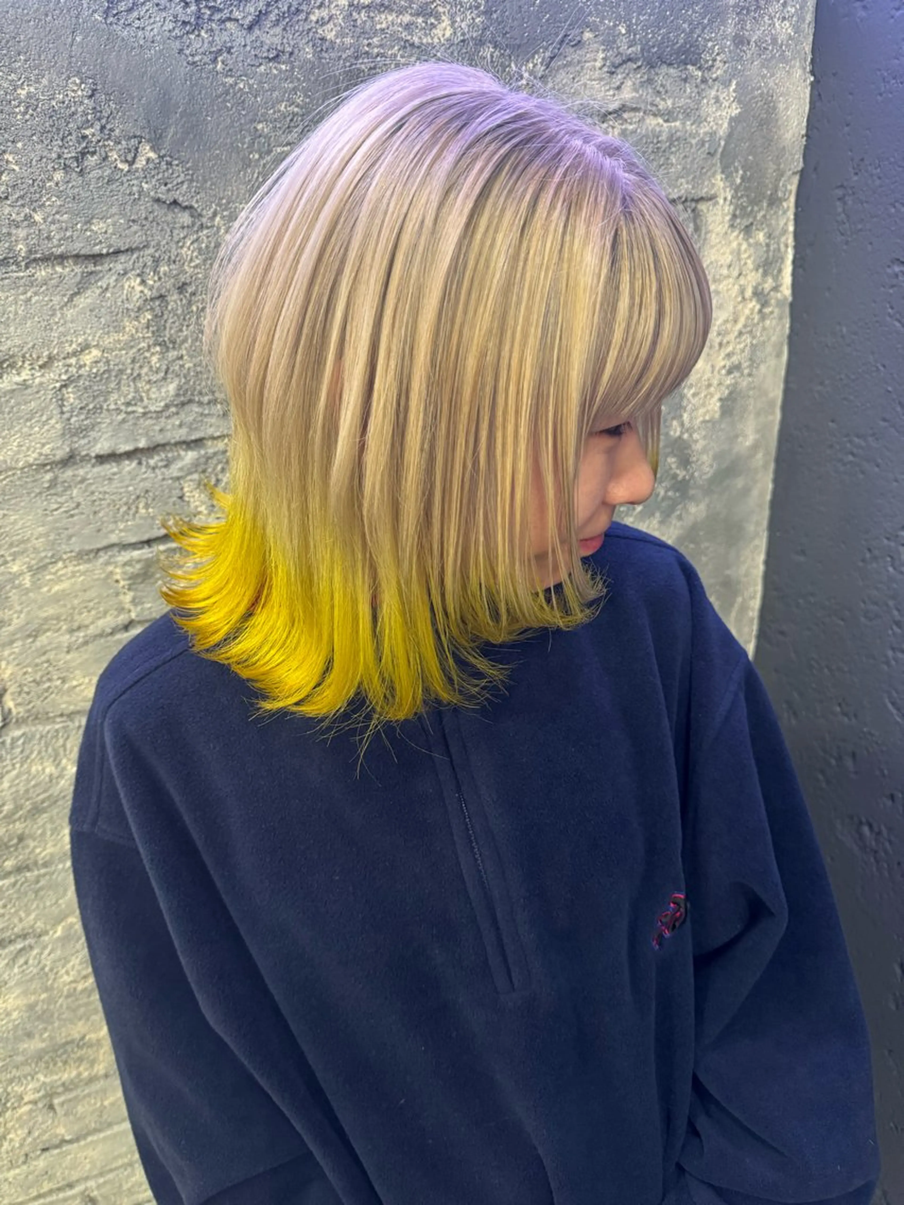 ミディアム カラー 🎀モテ髪ミルクティ ー🎀yasunaのヘアスタイル