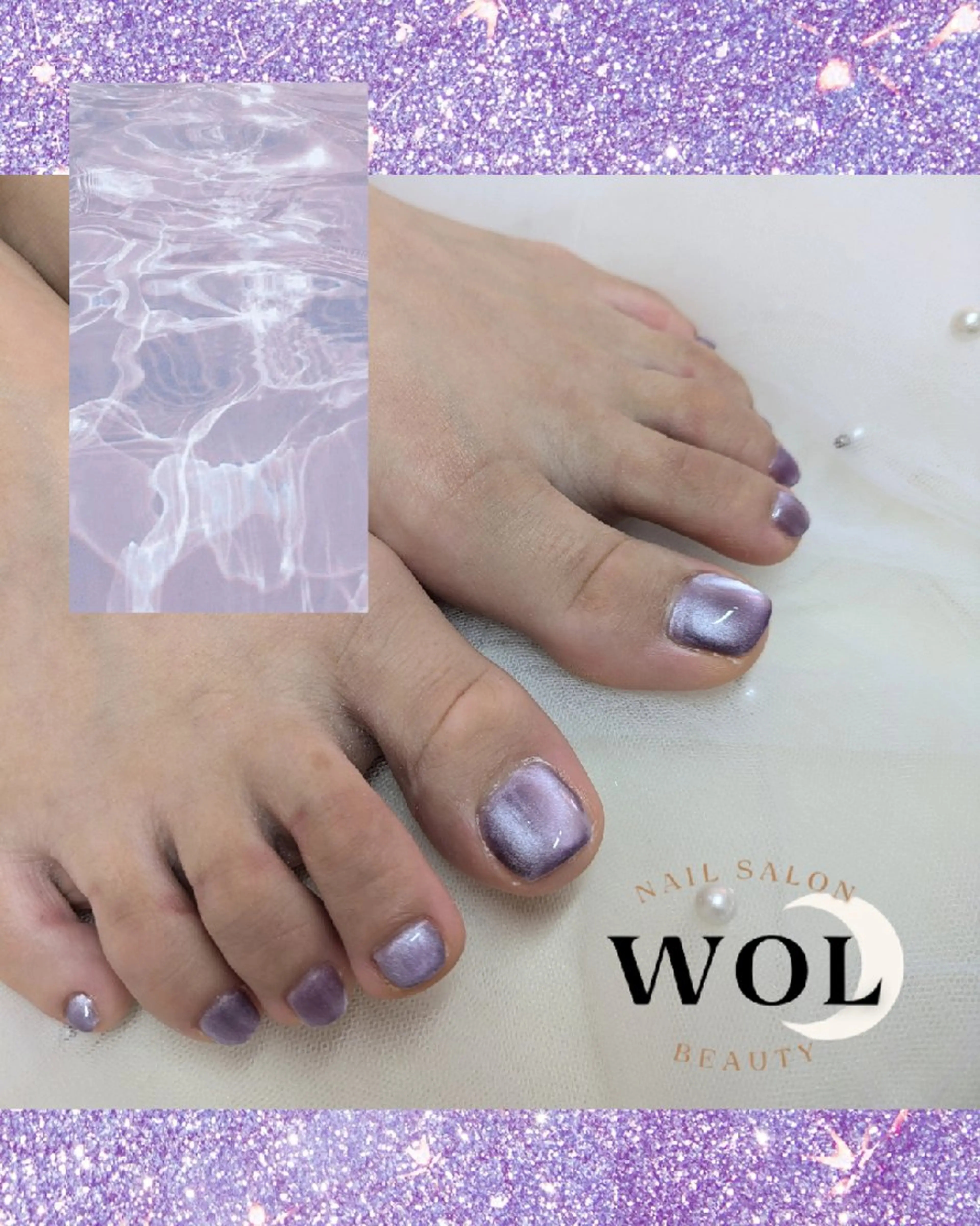 ネイル フットネイル nailsalon🌙WOL所属・WOL🌙 momokoのネイルデザイン
