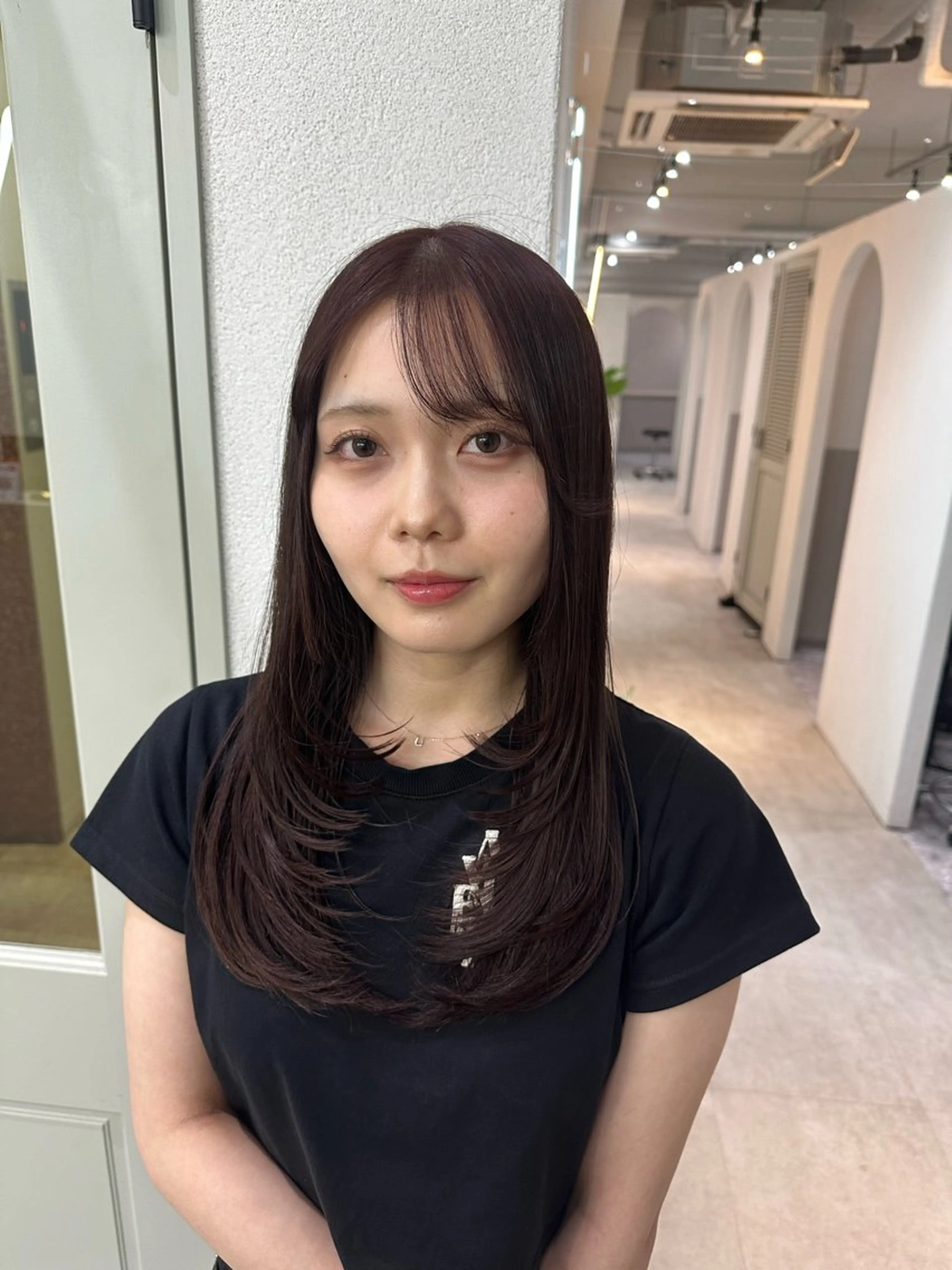 セミロング カラー 🪞個室サロン/韓国 艶髪/keito🪞のヘアスタイル