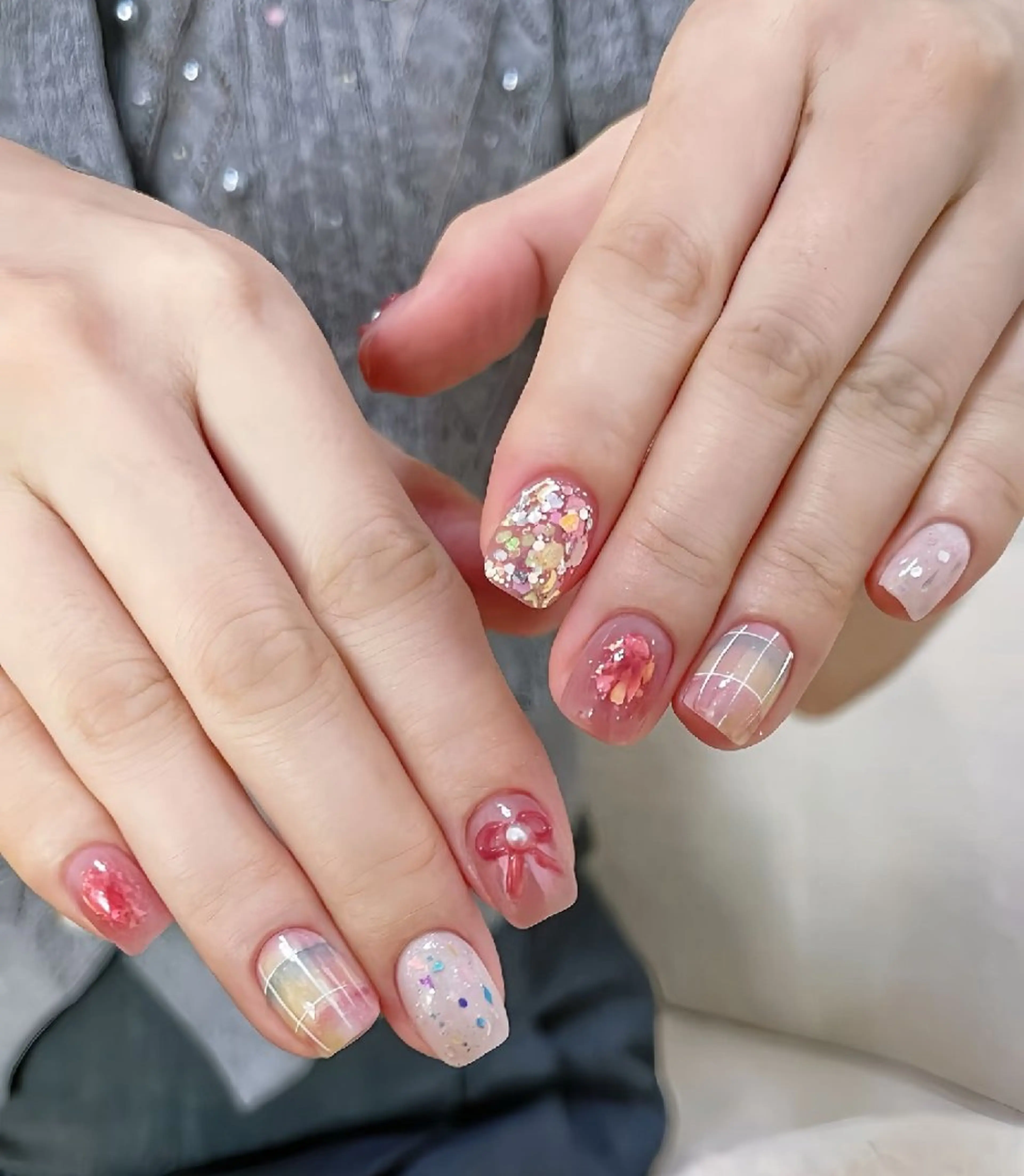 ネイル ハンドネイル パラジェル＆フィルイン取り扱いサロンSol Nail所属・Sol Nail ミネのネイルデザイン