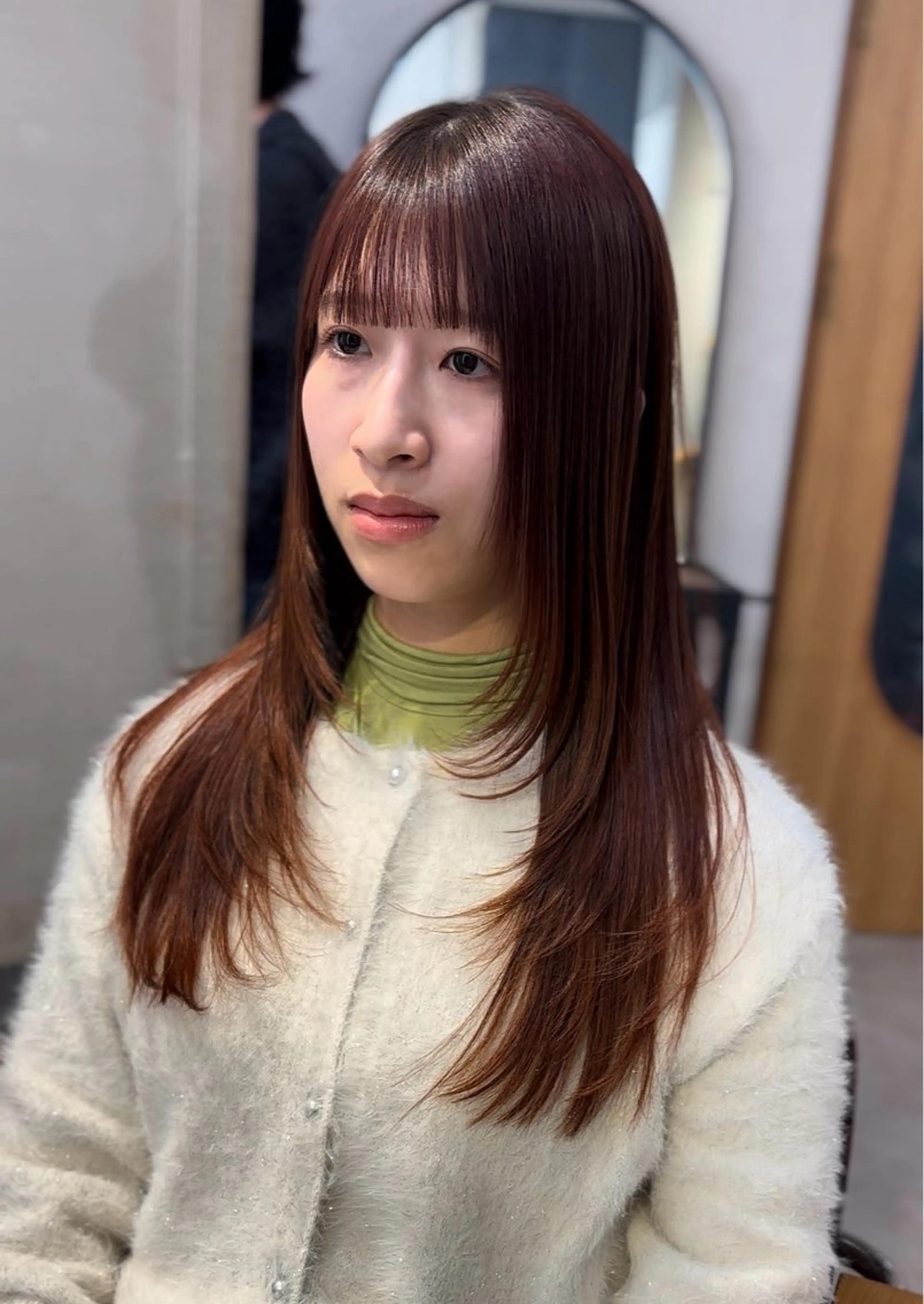 ロング レイヤーカット カット 野口 咲愛のヘアスタイル