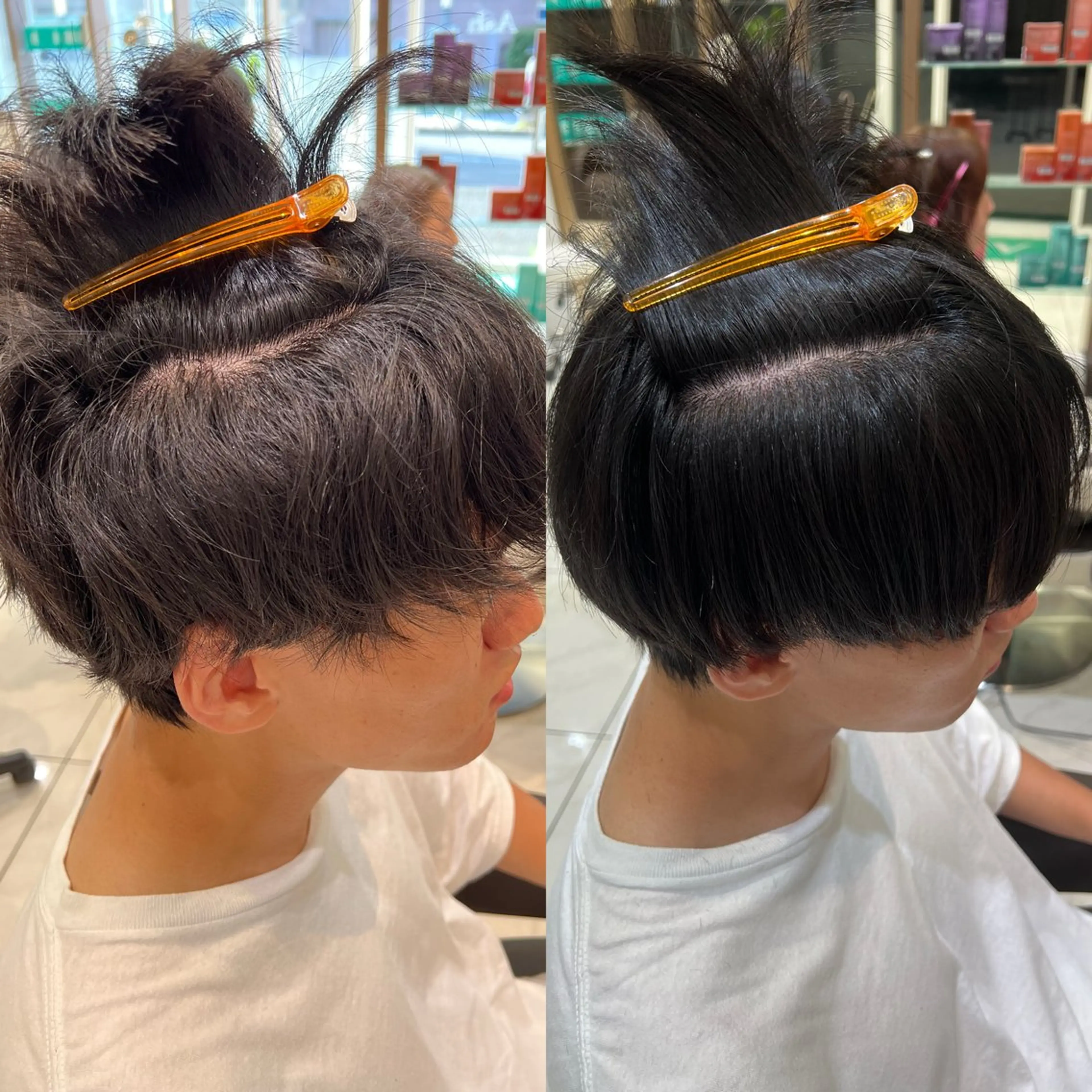 メンズ カット ヘアカラー 縮毛矯正 美髪縮毛矯正/曲がる 縮毛矯正/佐野友尉のヘアスタイル