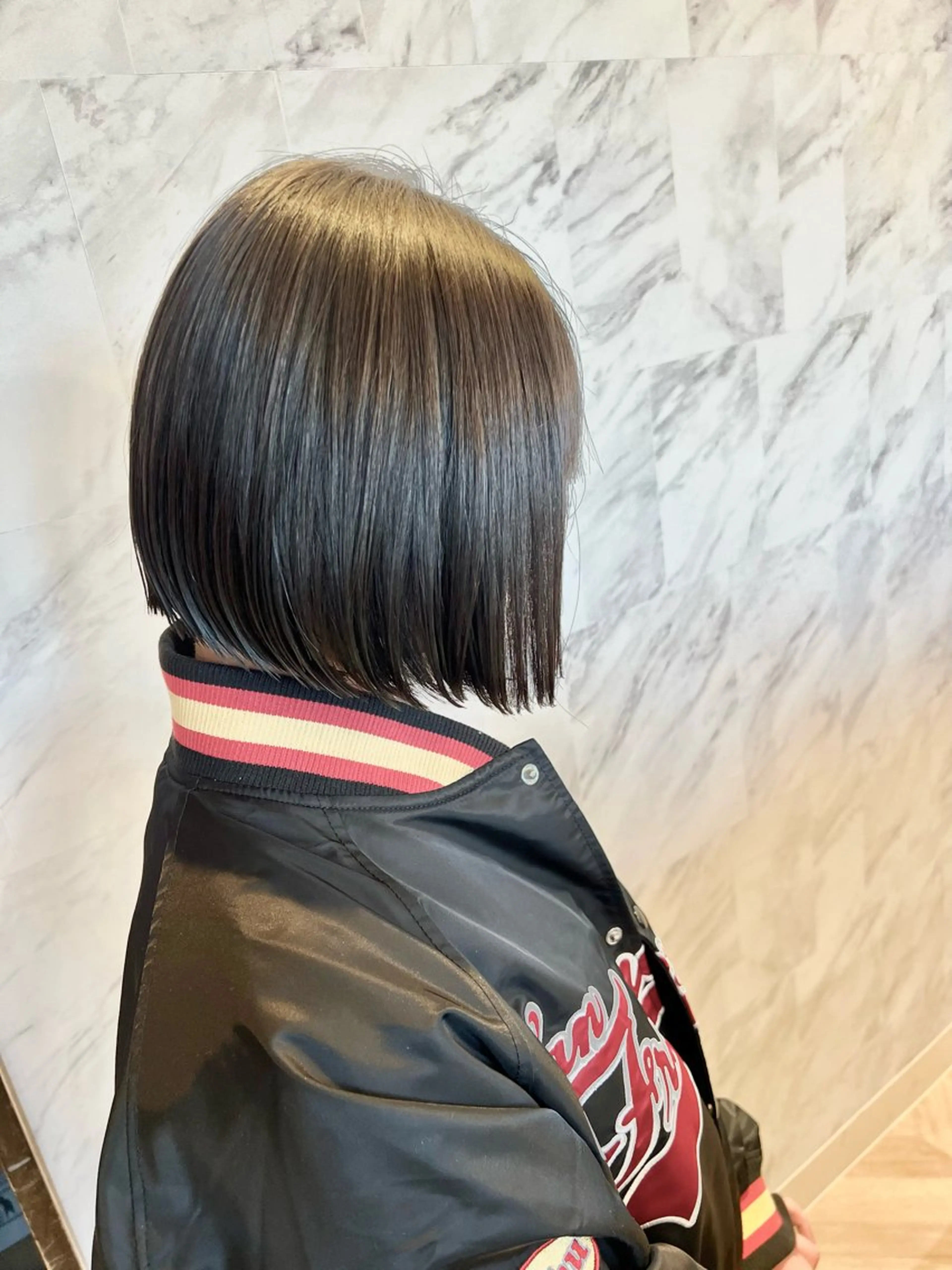 ミディアム ボブ カット 下條 真のヘアスタイル