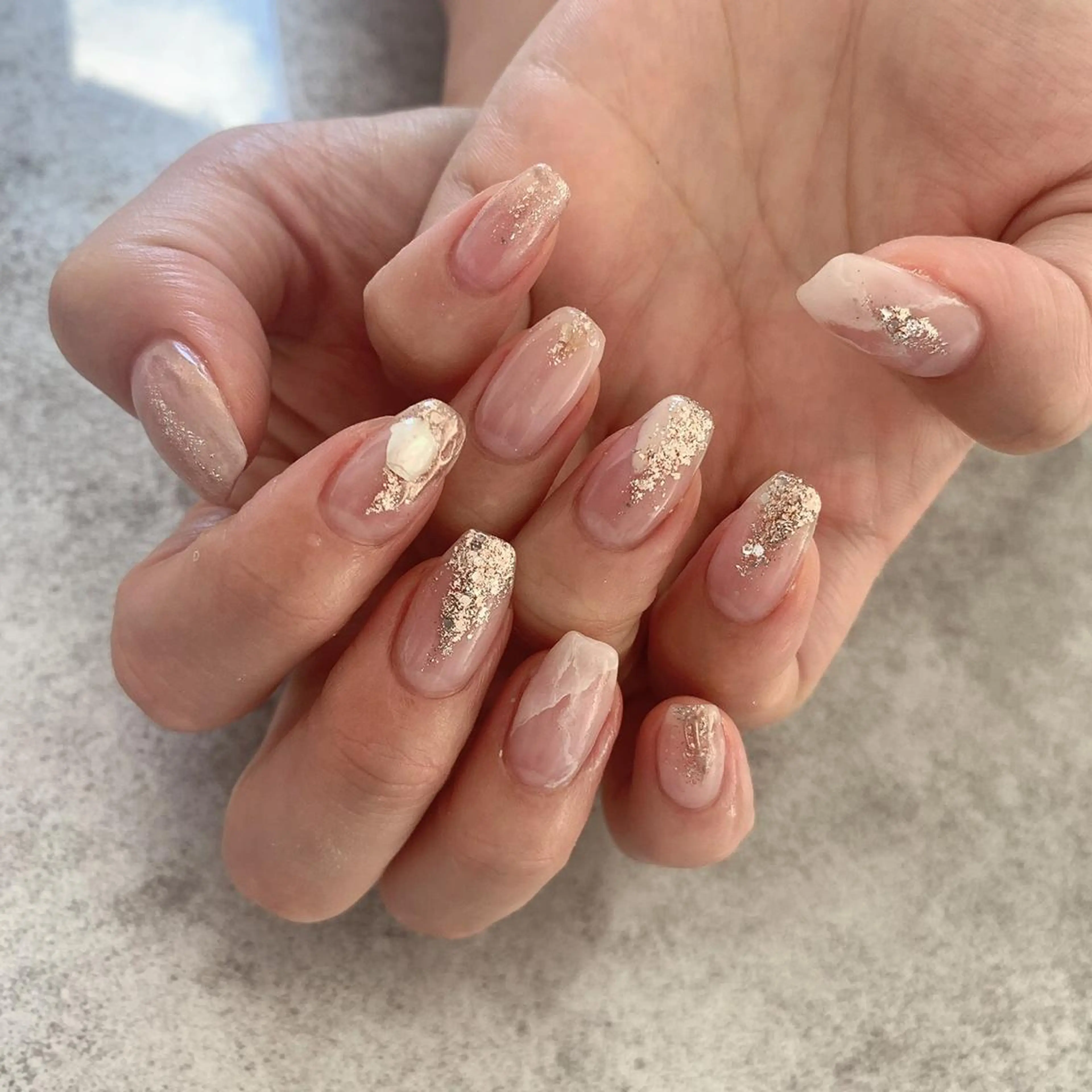 ネイル 持ち込み ハンドネイル 587nail *のネイルデザイン