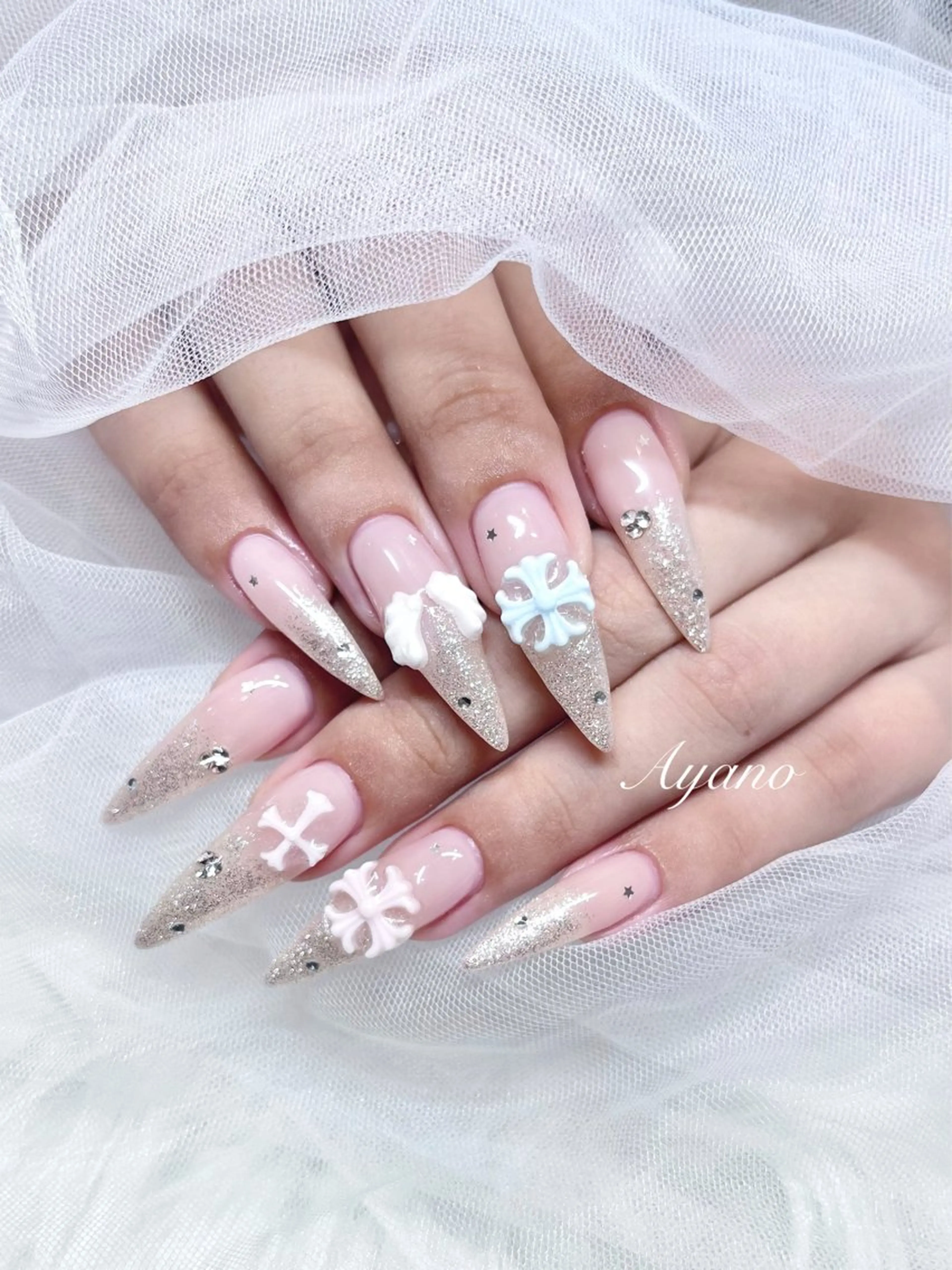 🎀ミニモ初回限定🎀 長さ出し10本+10本アートし放題🤍【オフ・ケア込み】の写真