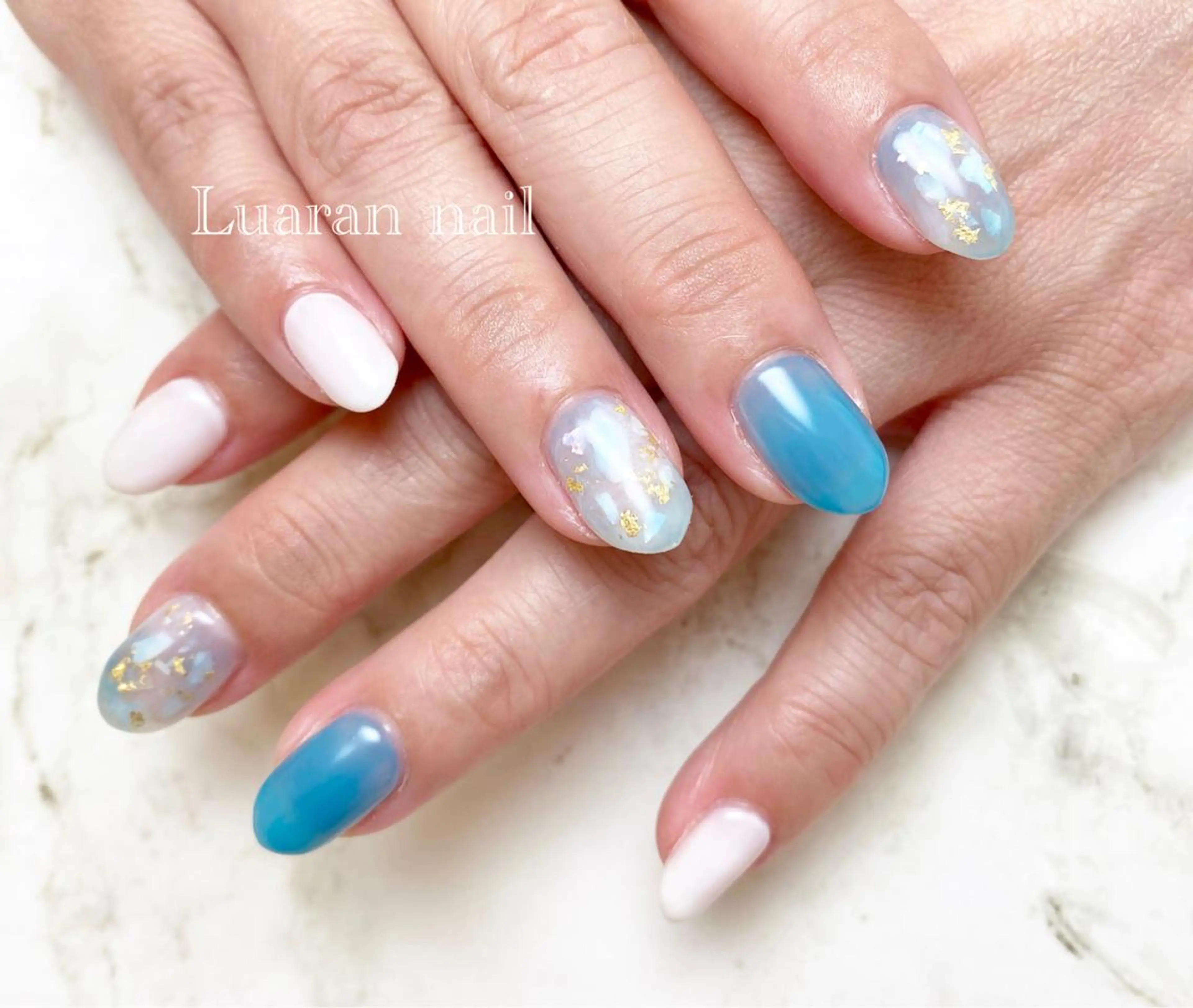 ネイル 持ち込み ハンドネイル Luaran nailのネイルデザイン