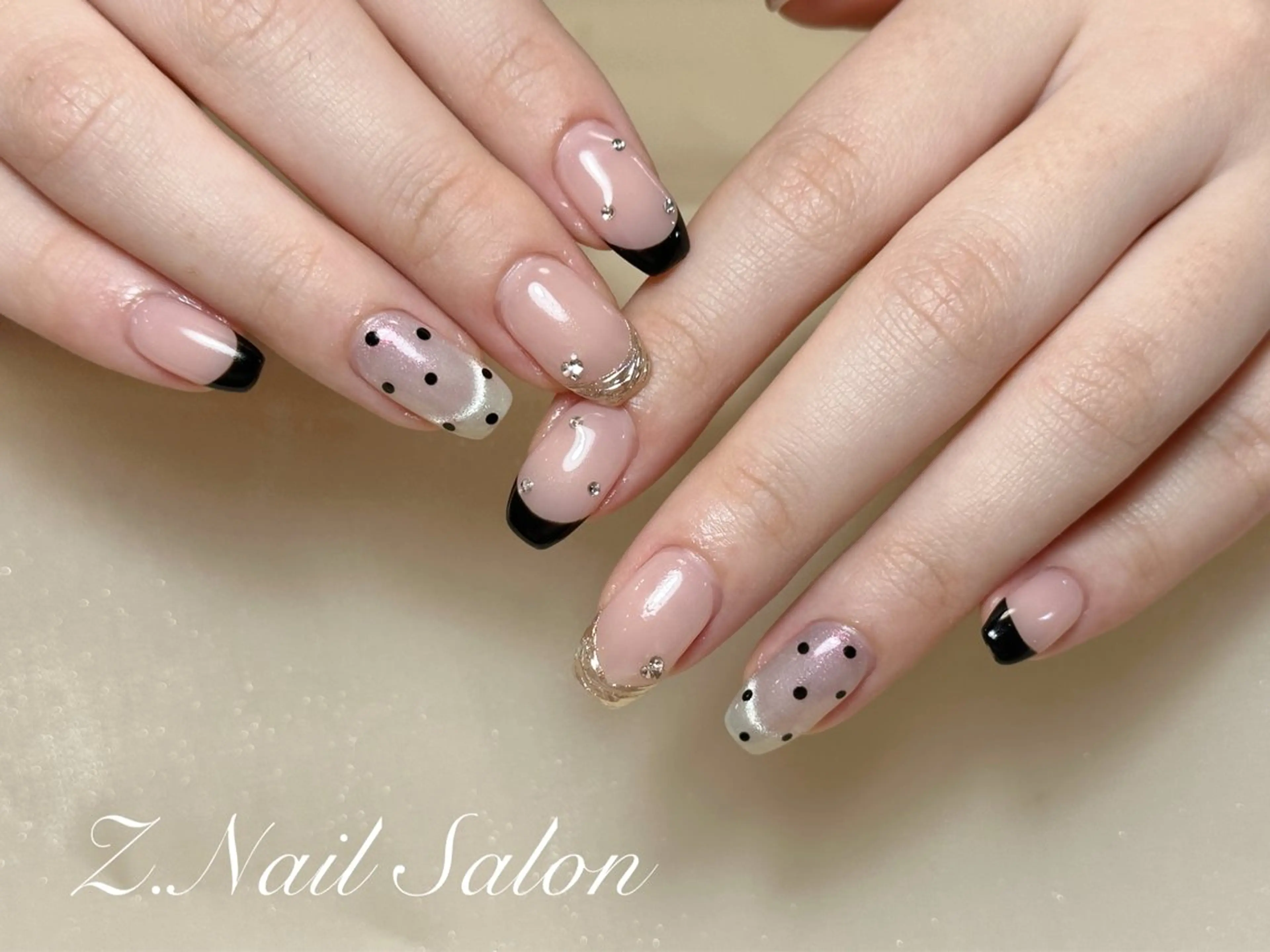 ネイル 韓国ネイル 持ち込み スカルプネイル シンプルネイル ワンホンネイル ハンドネイル Z.Nail Salonのネイルデザイン