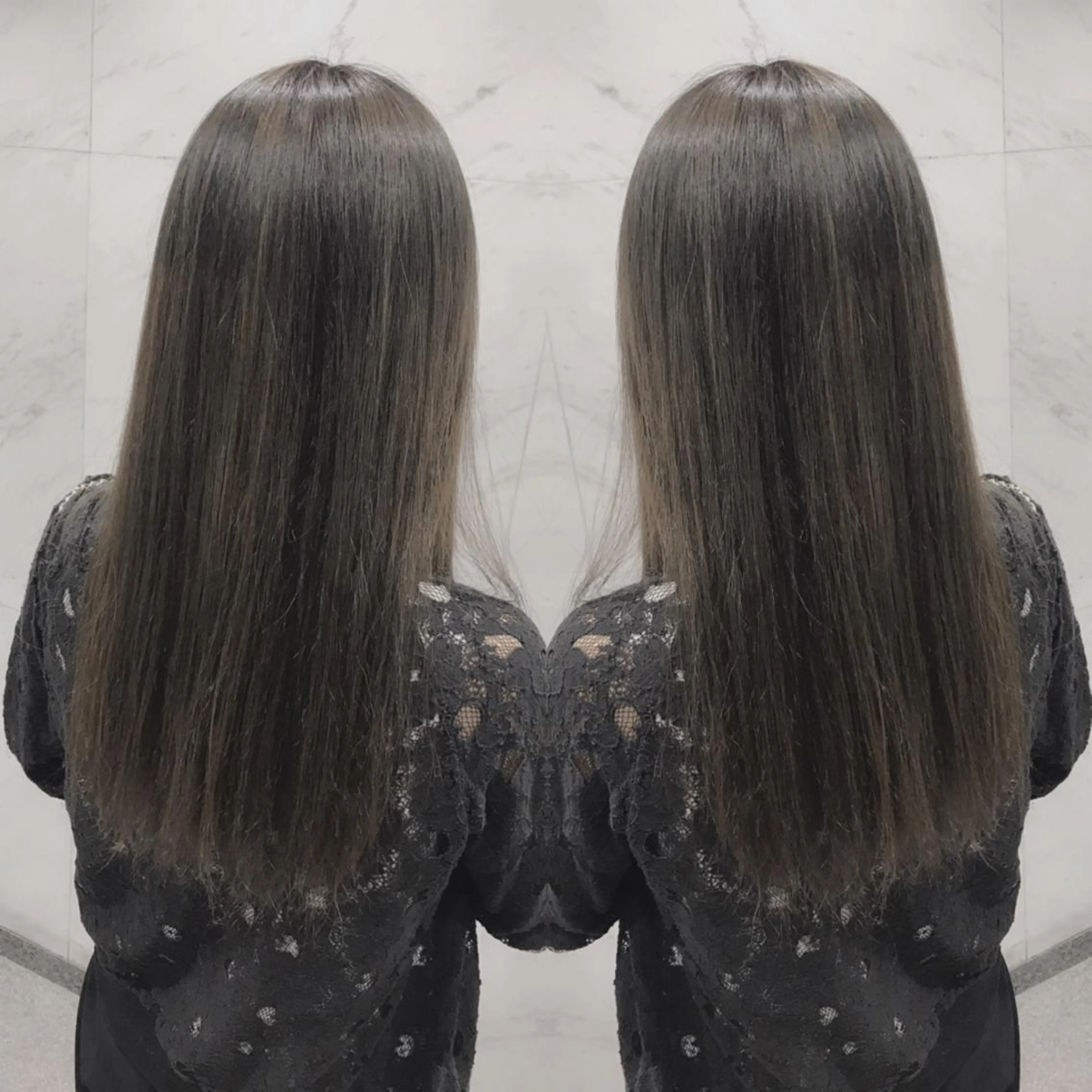 ロング ヘアカラー cecil hair所属・重政 和樹のヘアスタイル