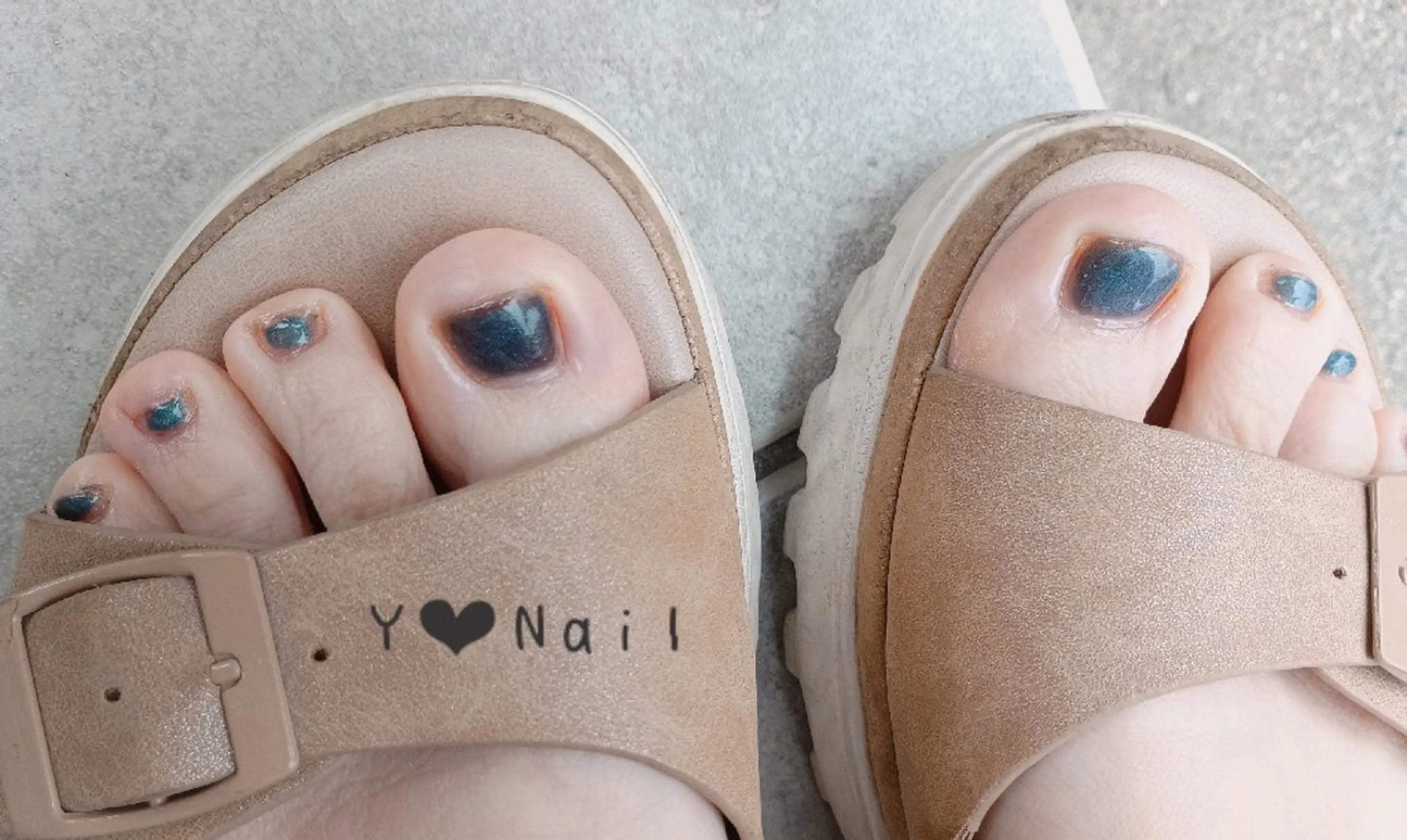 ネイル フットネイル 中島 泰子のネイルデザイン