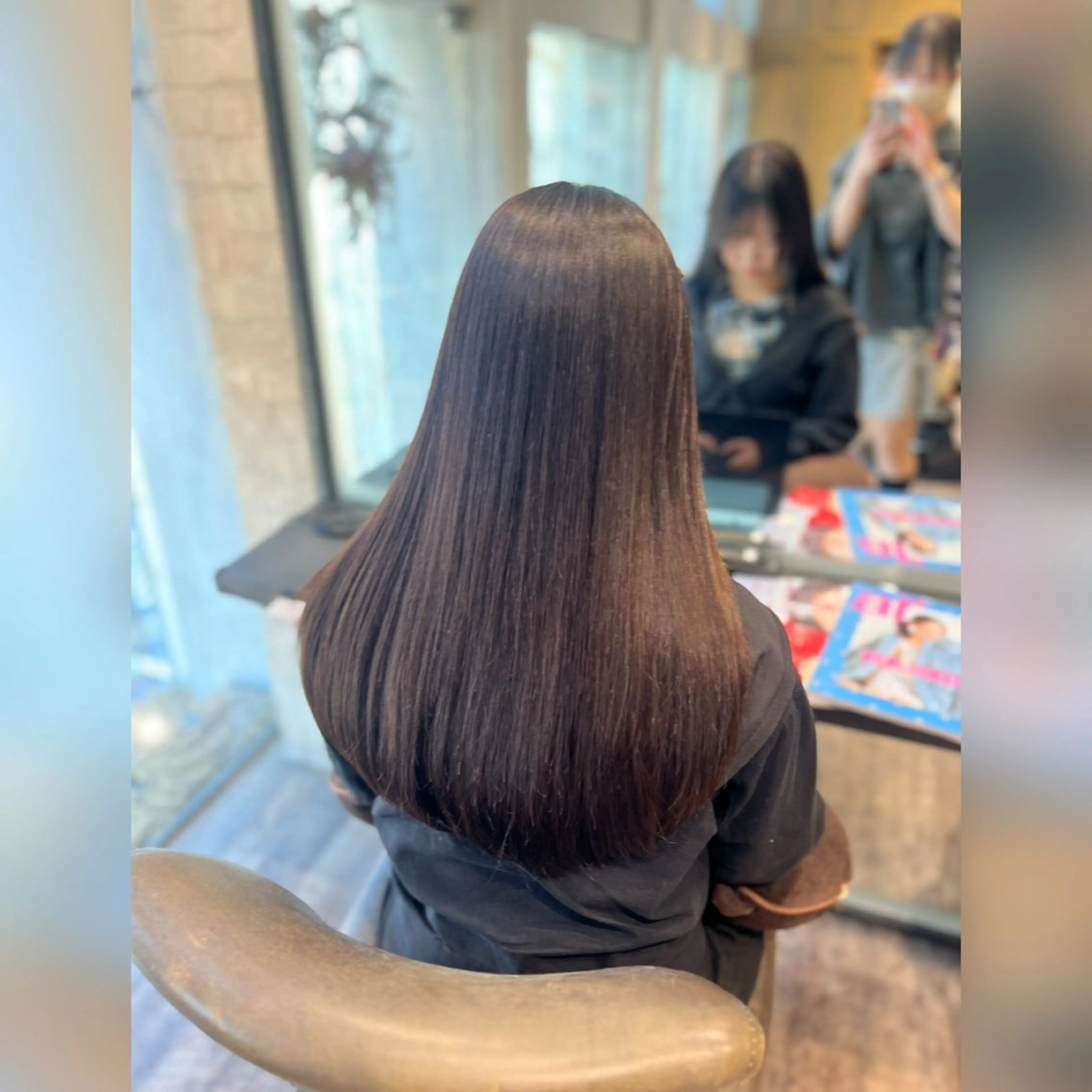 ロング カラー 高橋 奏のヘアスタイル