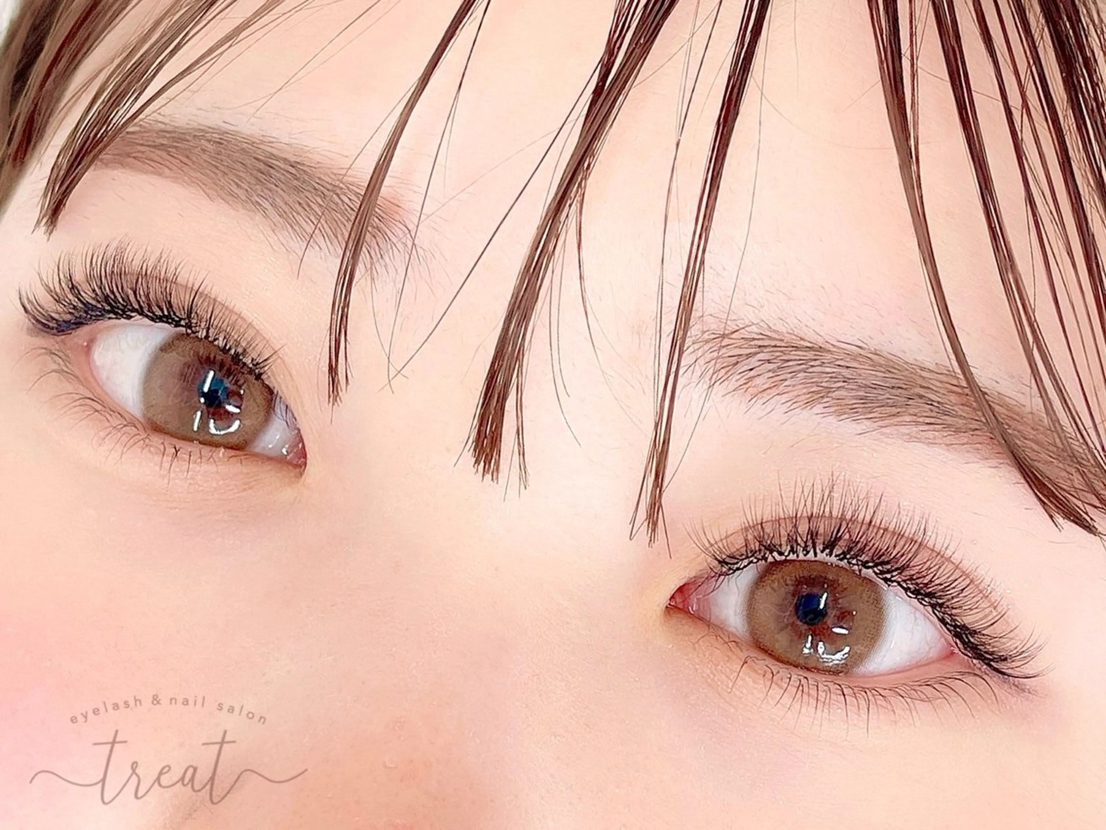 マツエク・マツパ フラットラッシュ ボリュームラッシュ treat eyelash & nail salon 阪急西宮ガーデンズ店(別館)所属・treat 西北店の眉毛・アイブロウイメージ