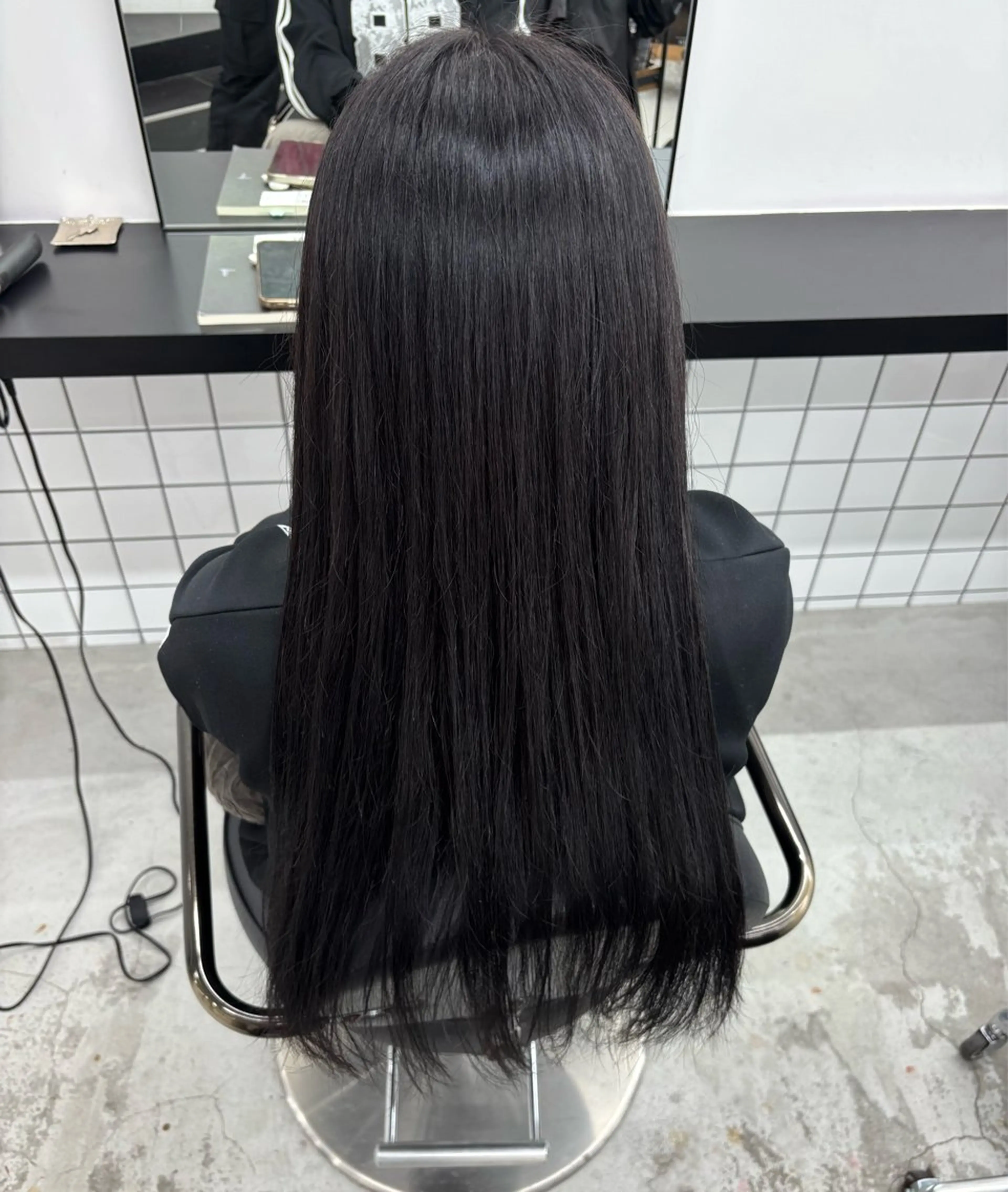 ロング カラー 黒髪 透明感カラー ヘアカラー トリートメント 🌼あいり🌼 JILLSTUDIOのヘアスタイル