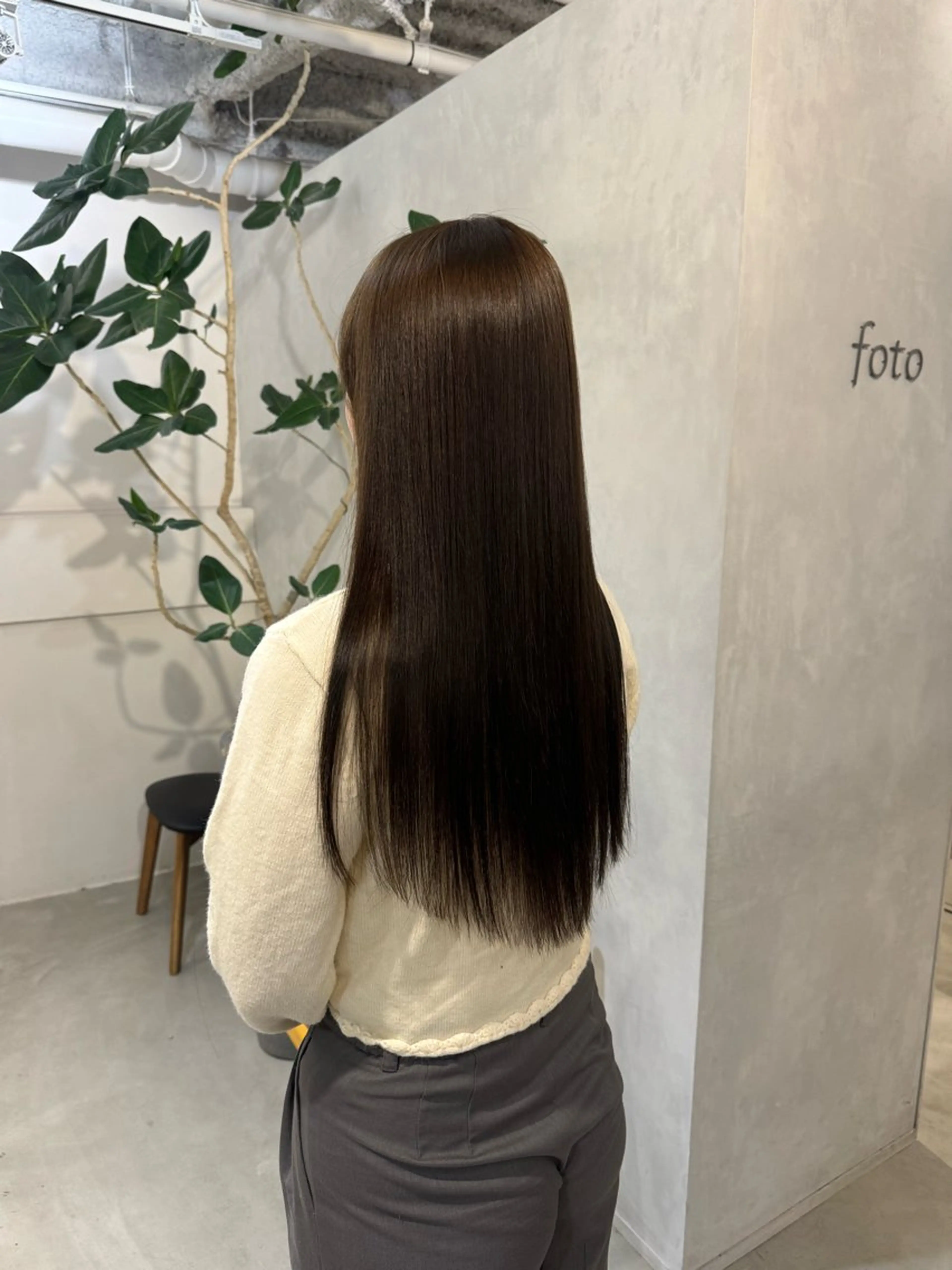 セミロング カット ヘアカラー トリートメント 顔周りcut・ご相談 ＝新宿しずく🇰🇷のヘアスタイル