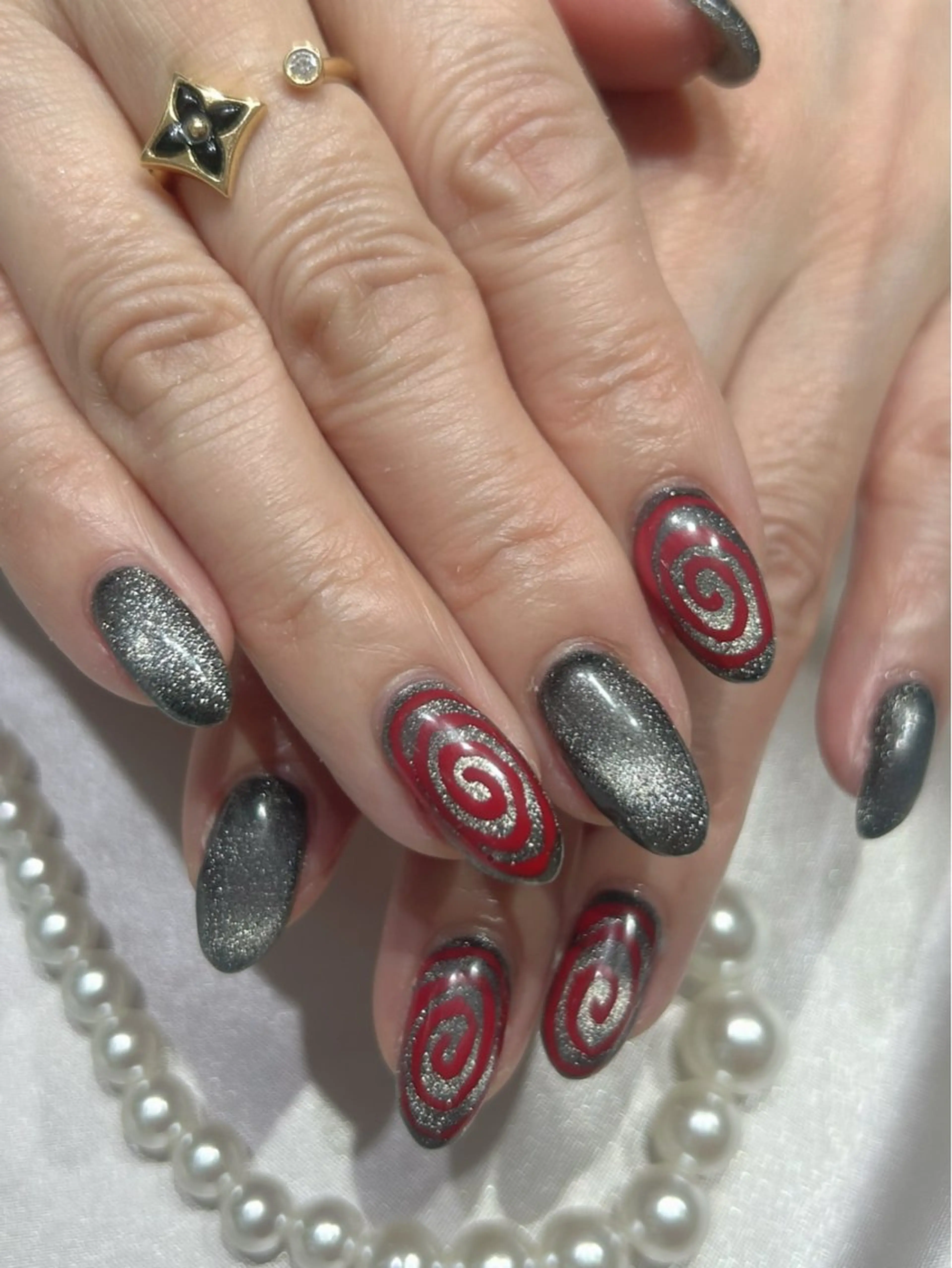 ネイル ハンドネイル はあとねいる筑紫口店 Hitomiのネイルデザイン