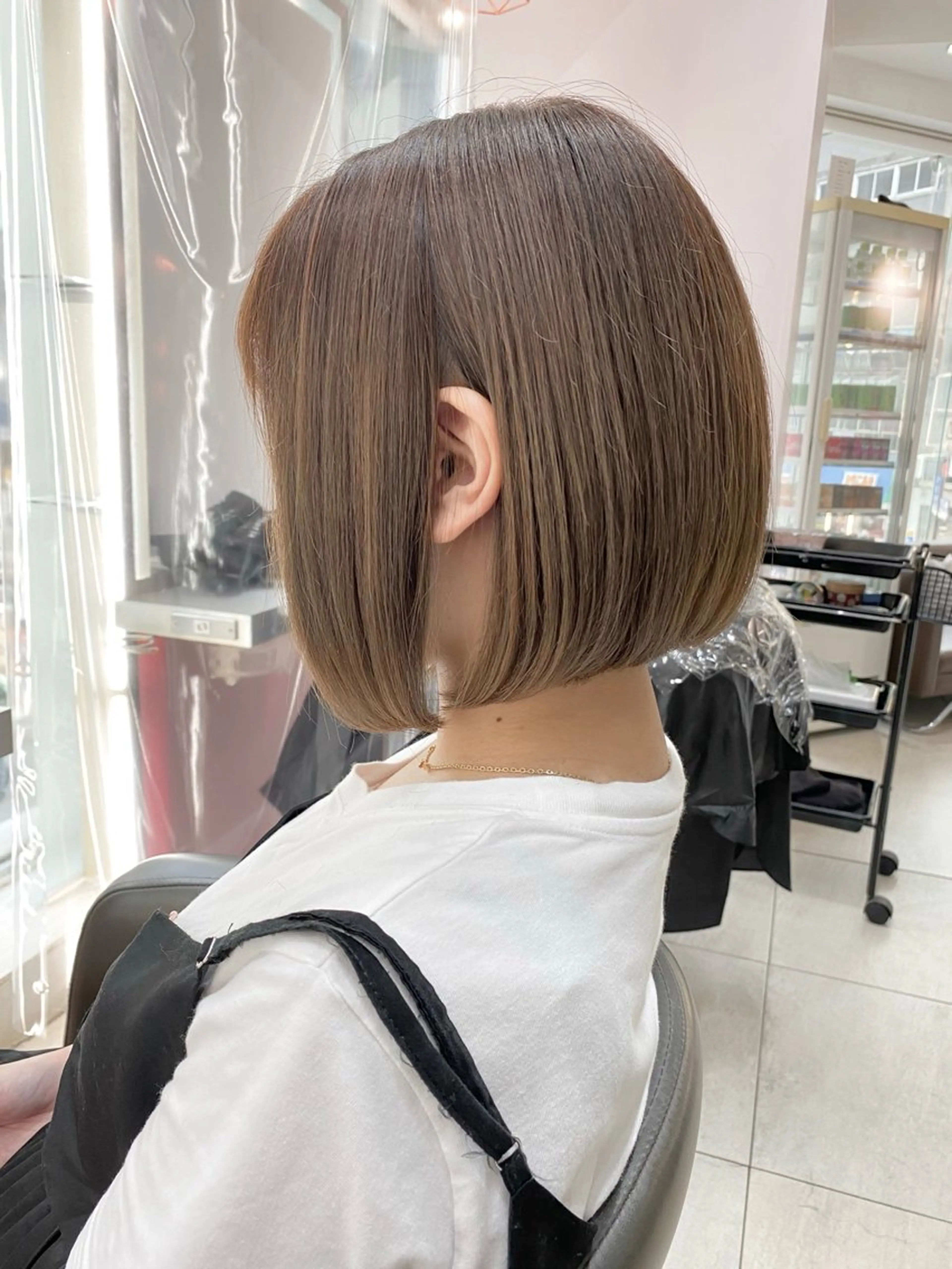 ショート カラー ボブ ボブ/レイヤー /植原健太のヘアスタイル