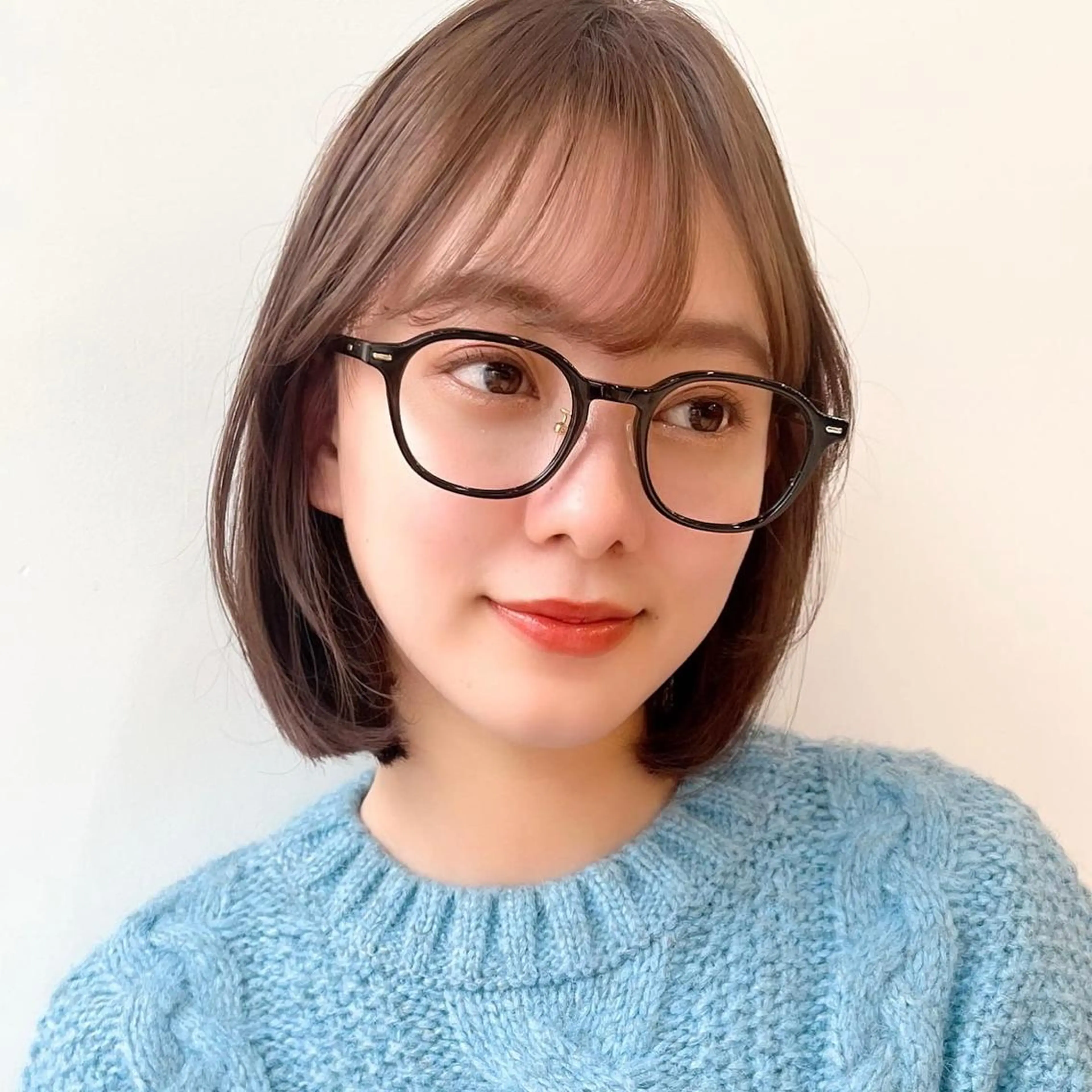 ショート カラー 🌱小顔ヘア/ボブ ミディアム/双葉🌱のヘアスタイル