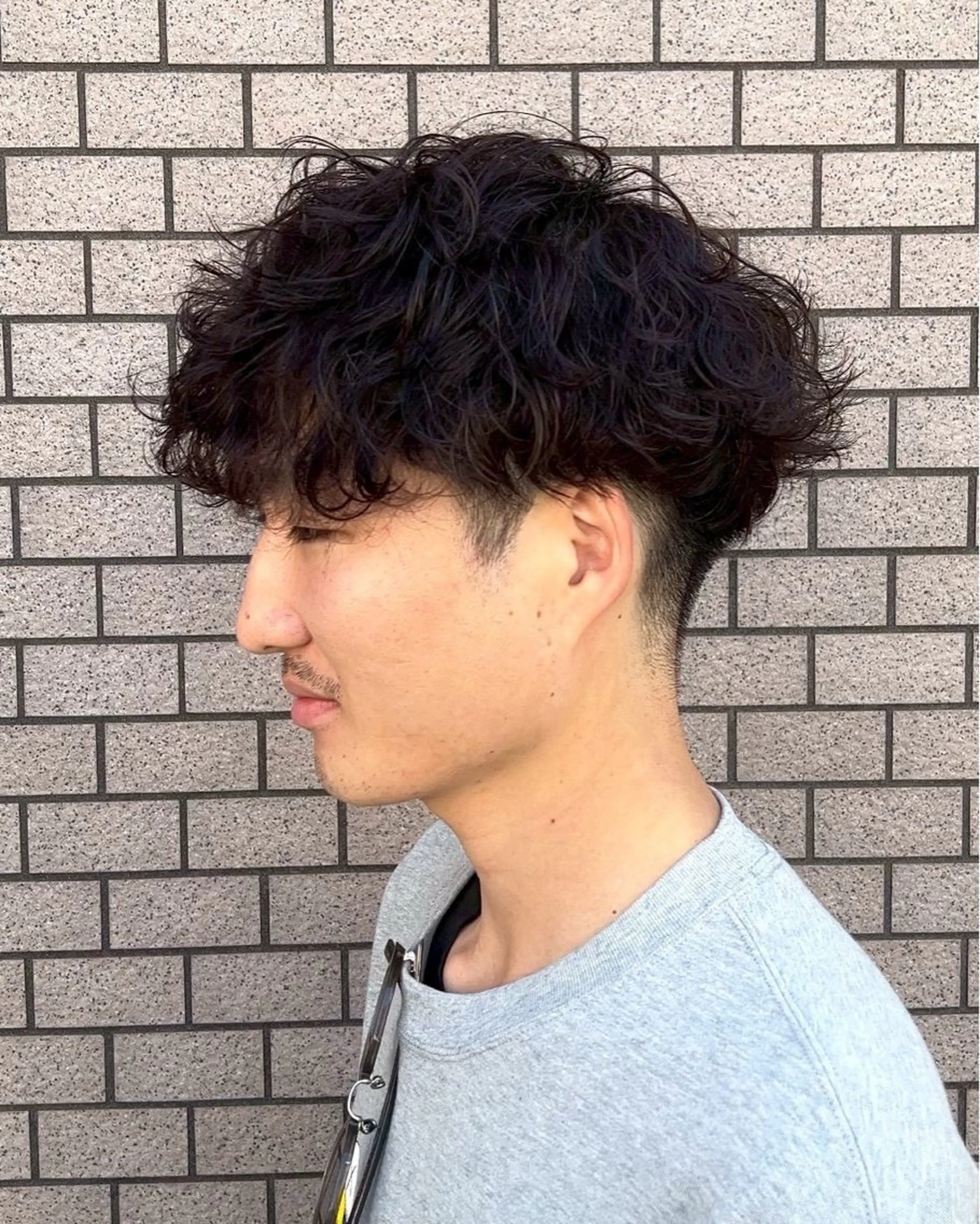 ショート パーマ メンズ カット パーマ パーマ/ハイトーン /吉田眞のヘアスタイル