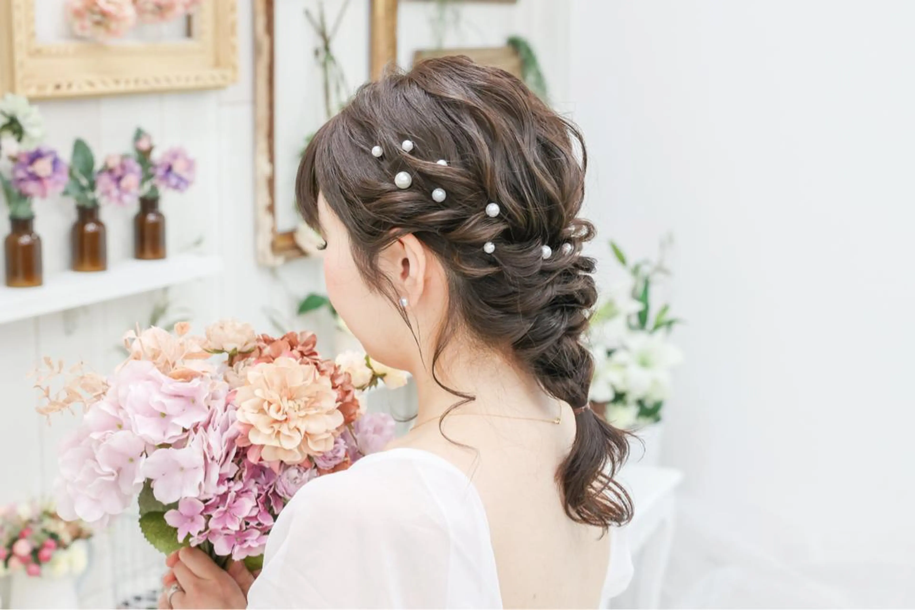 セミロング ヘアアレンジ Studio taloのヘアスタイル