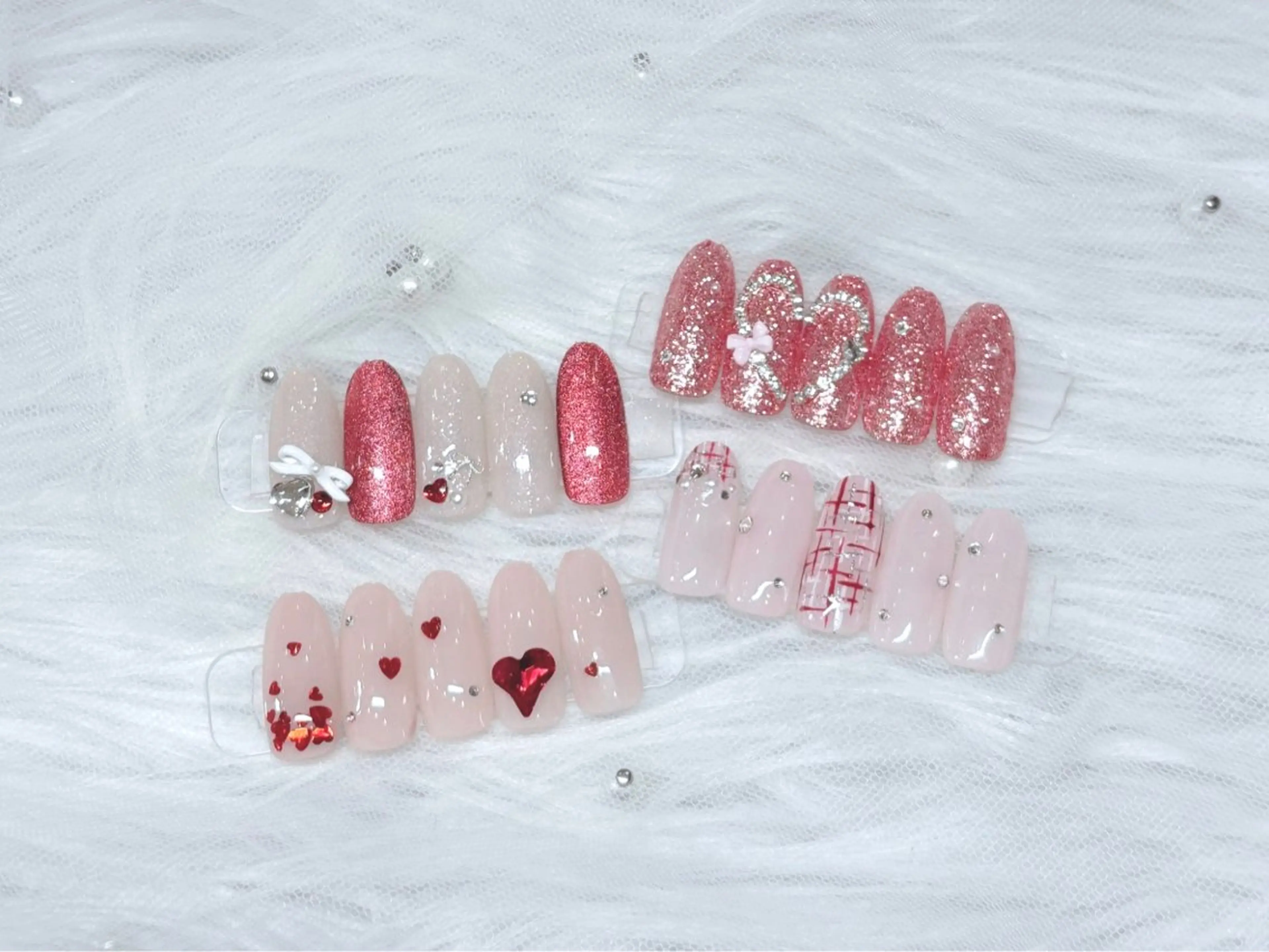 ネイル バレンタイン ハンドネイル NANAMI ︎︎♡のネイルデザイン