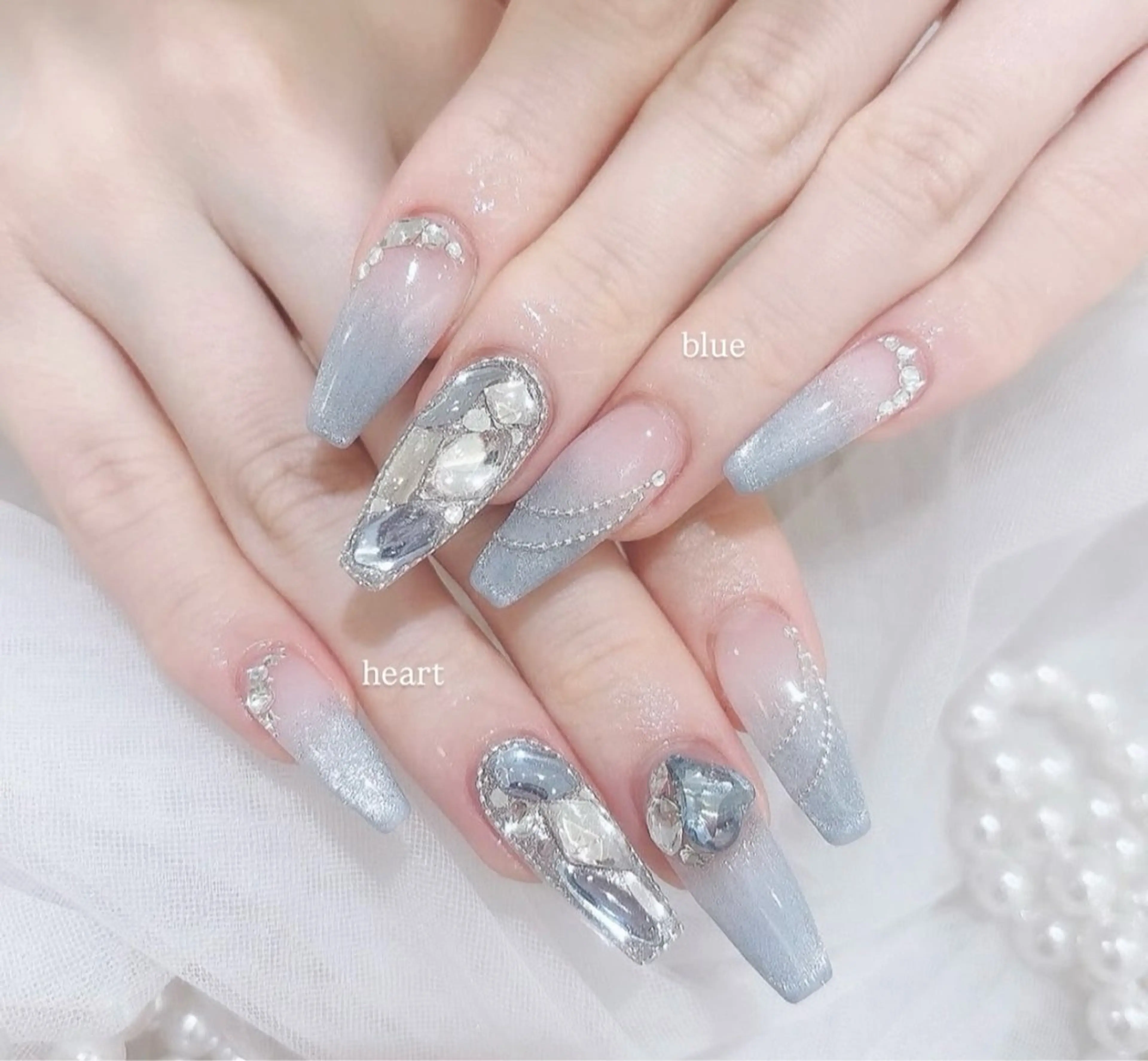 ネイル 韓国ネイル 持ち込み ニュアンスネイル ネイルチップ ハンドネイル TABI ANA.CHUOのネイルデザイン