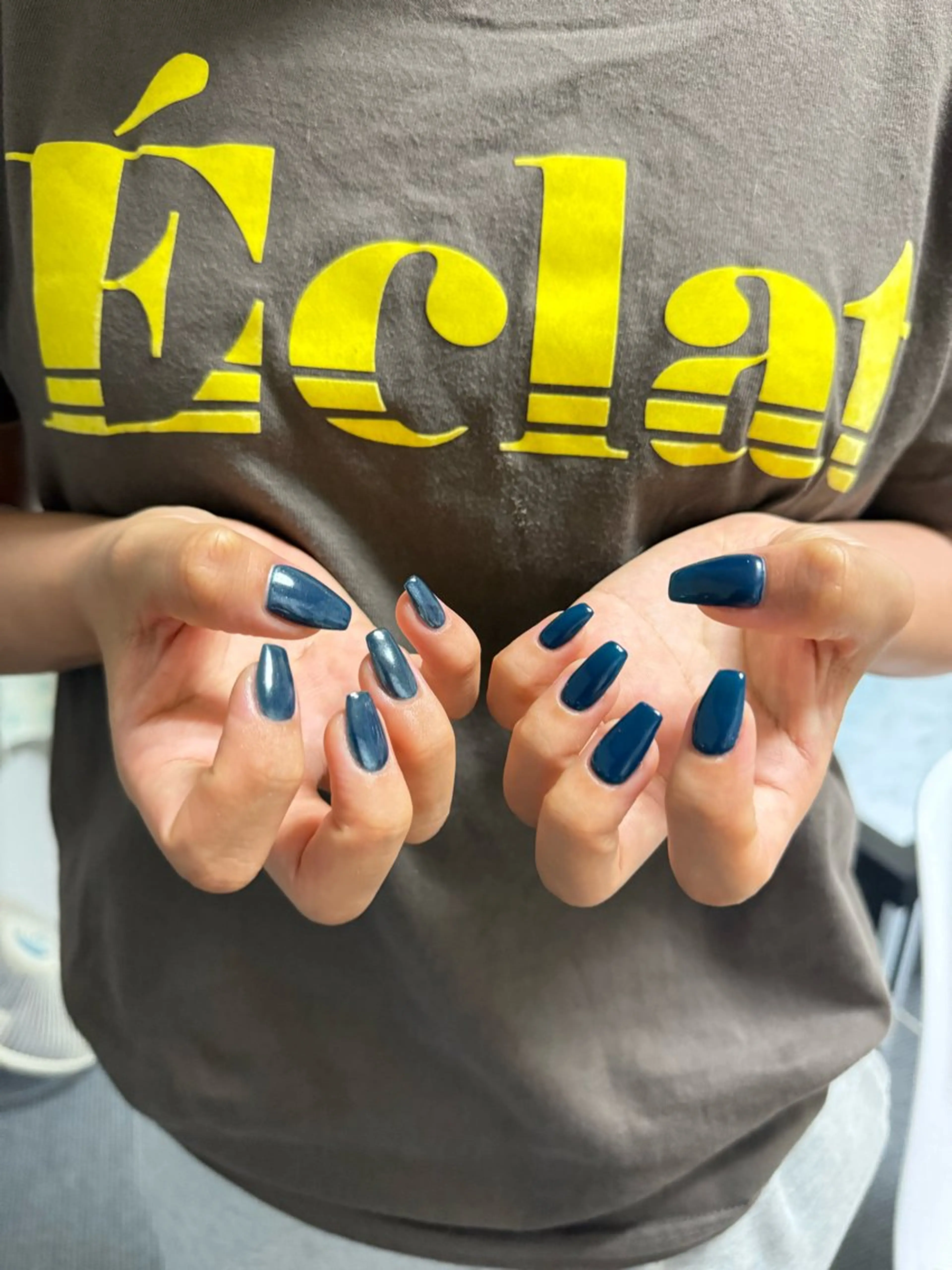 ネイル ミラーネイル ワンカラーネイル AURORA eyelash&nail salon アメ村店所属・🌏AURORA | RiRi🪐のネイルデザイン