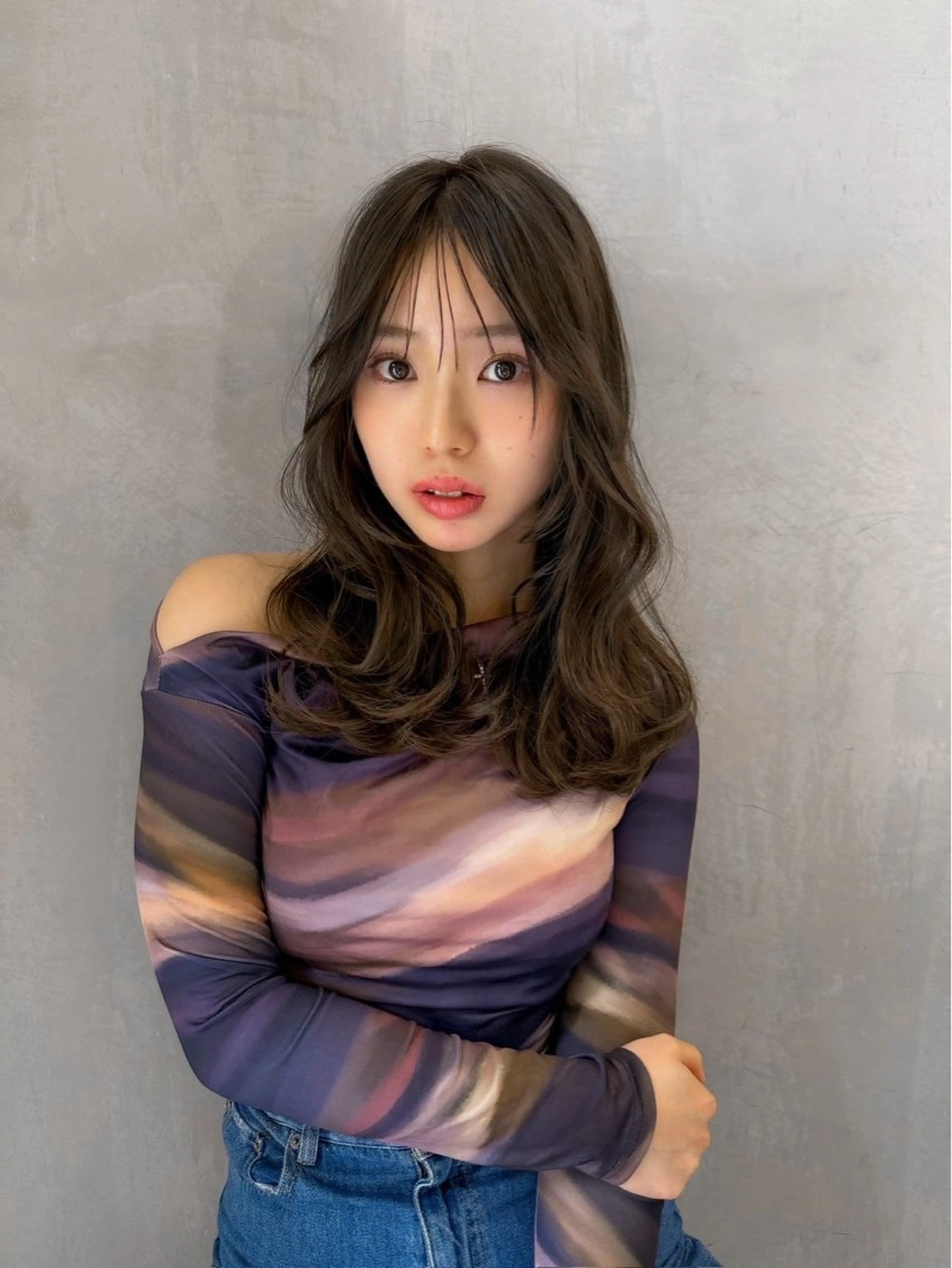 ミディアム 韓国風ヘア レイヤーカット 小顔カット カット ヘアカラー トリートメント ヘッドスパ taiga ショート /レイヤー/矯正🌈のヘアスタイル