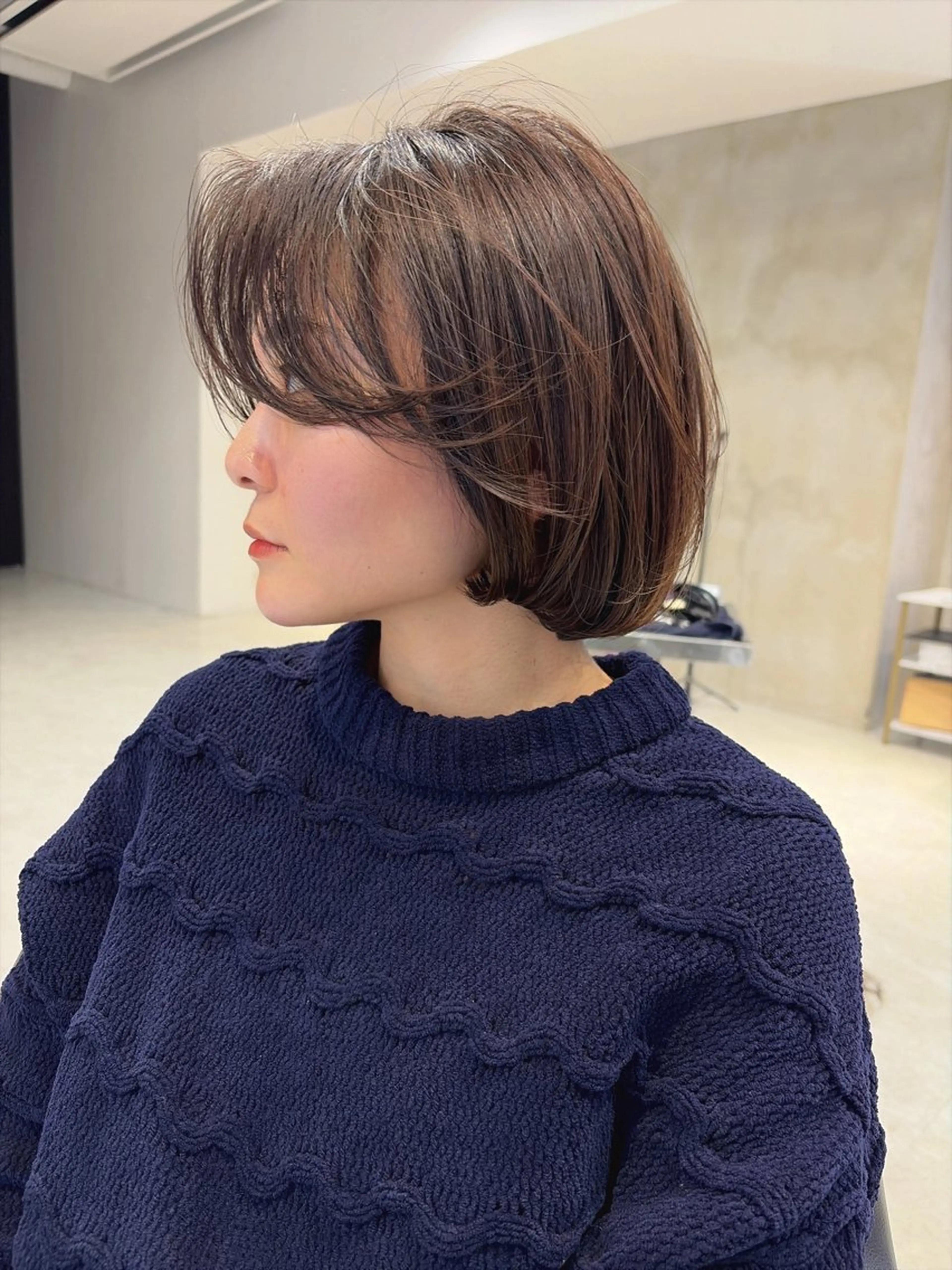 ショート 海野翔吾🇨🇳 ワンホンレイヤーのヘアスタイル