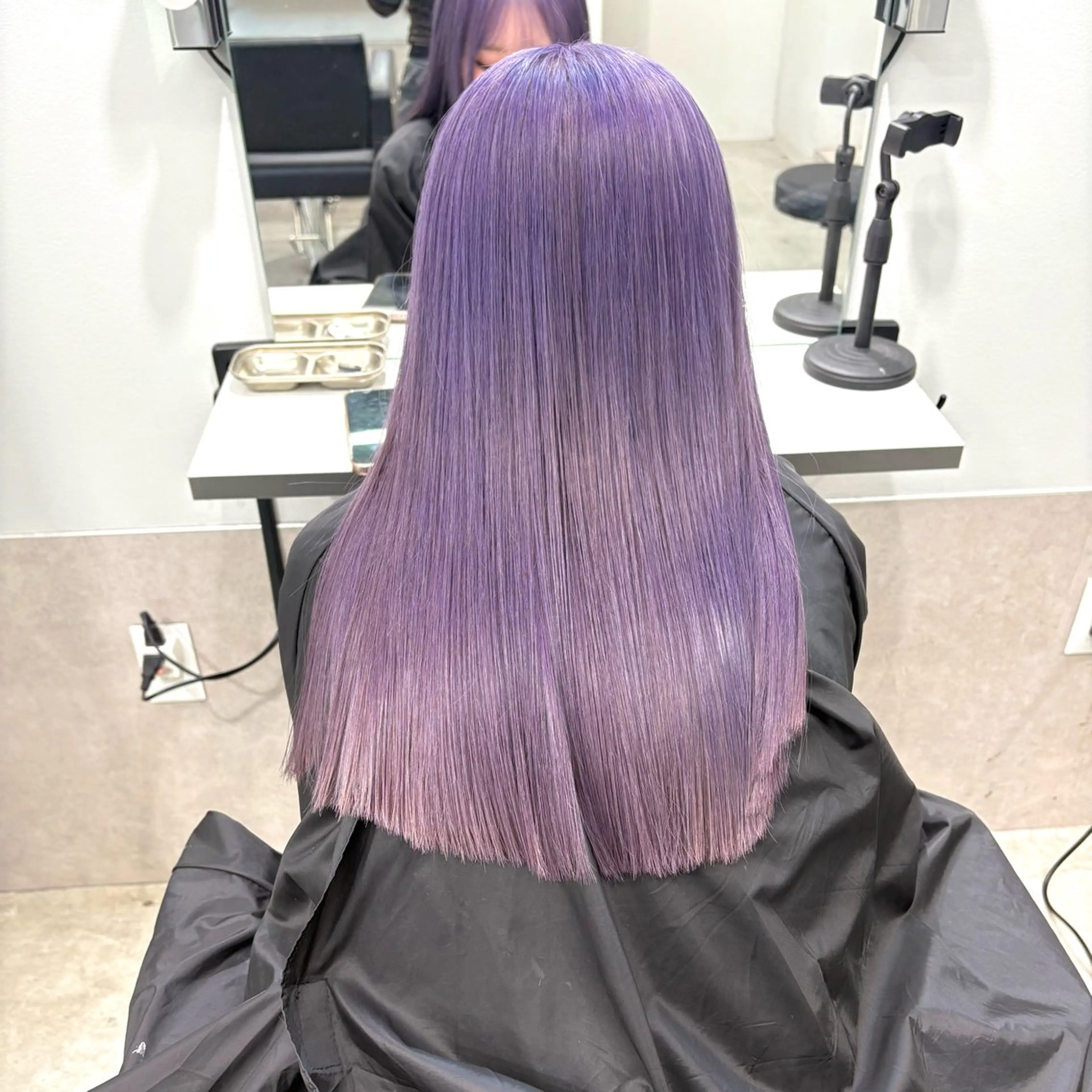 セミロング ハイトーン ayane💖のヘアスタイル