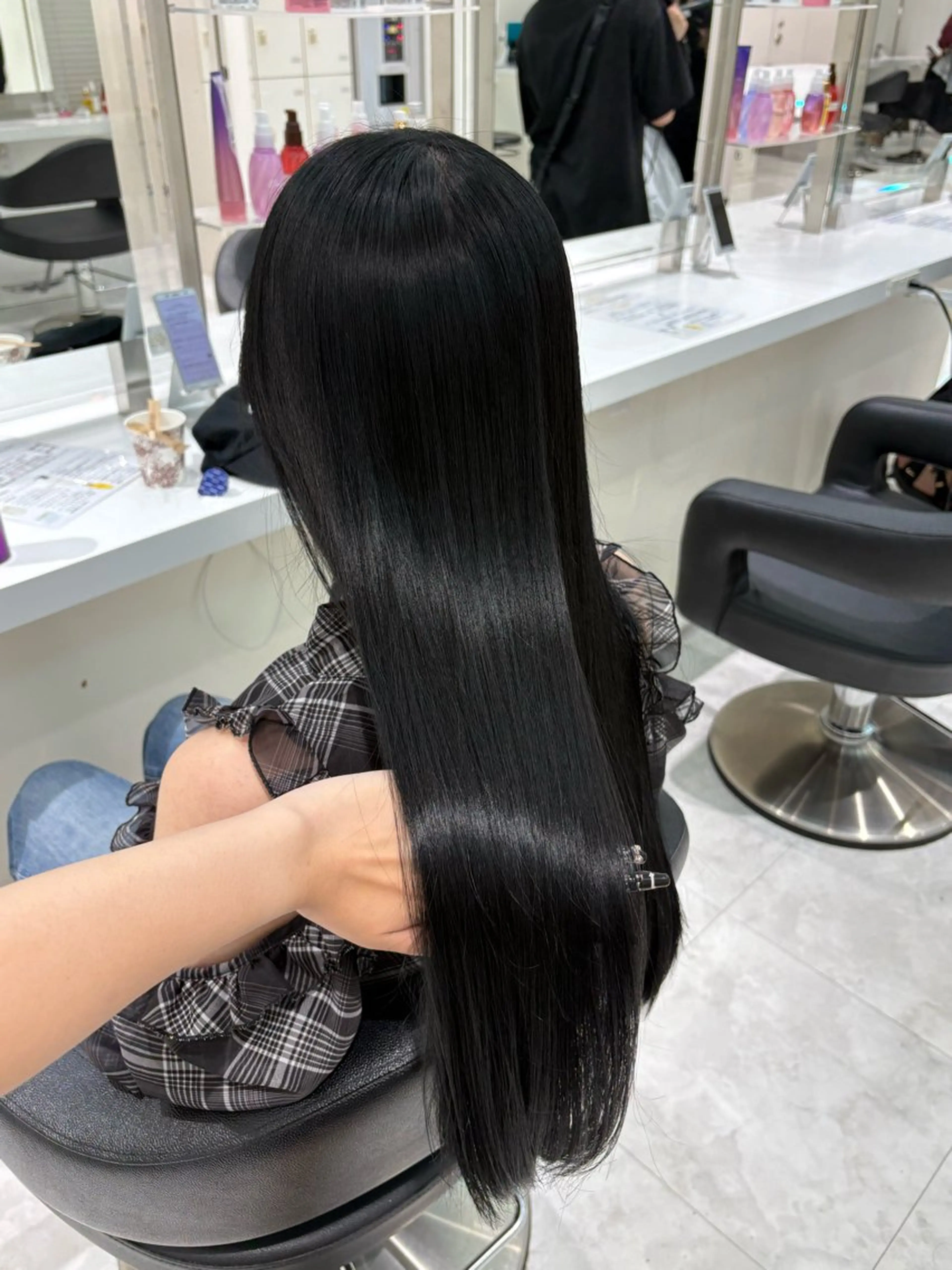 ロング カラー ヘアカラー 🤍ྀི透ける寒色 Cocoa🤍ྀིのヘアスタイル