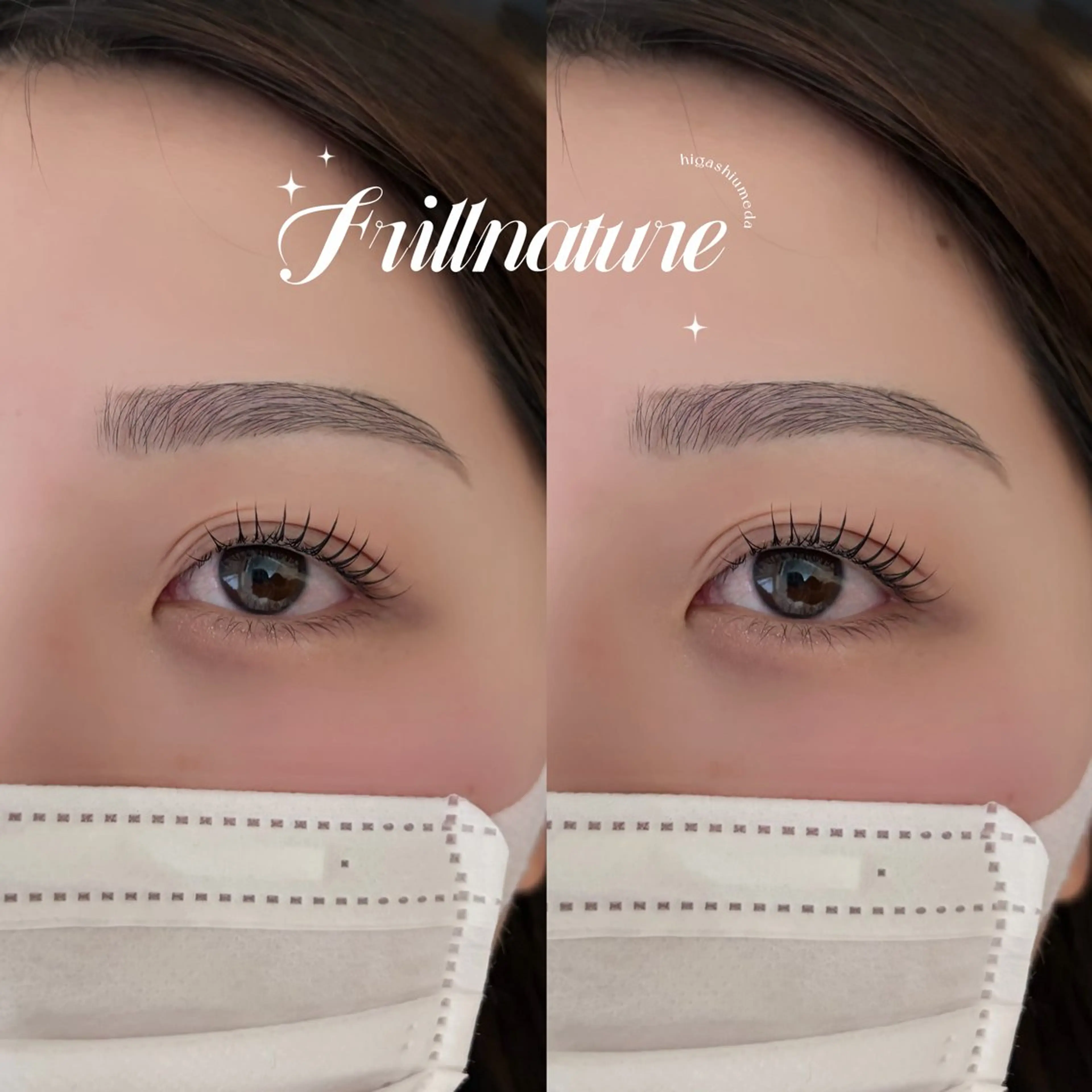 マツエク・マツパ フリルナチュール 東梅田店所属・yui  ︎︎のマツエク・マツパデザイン