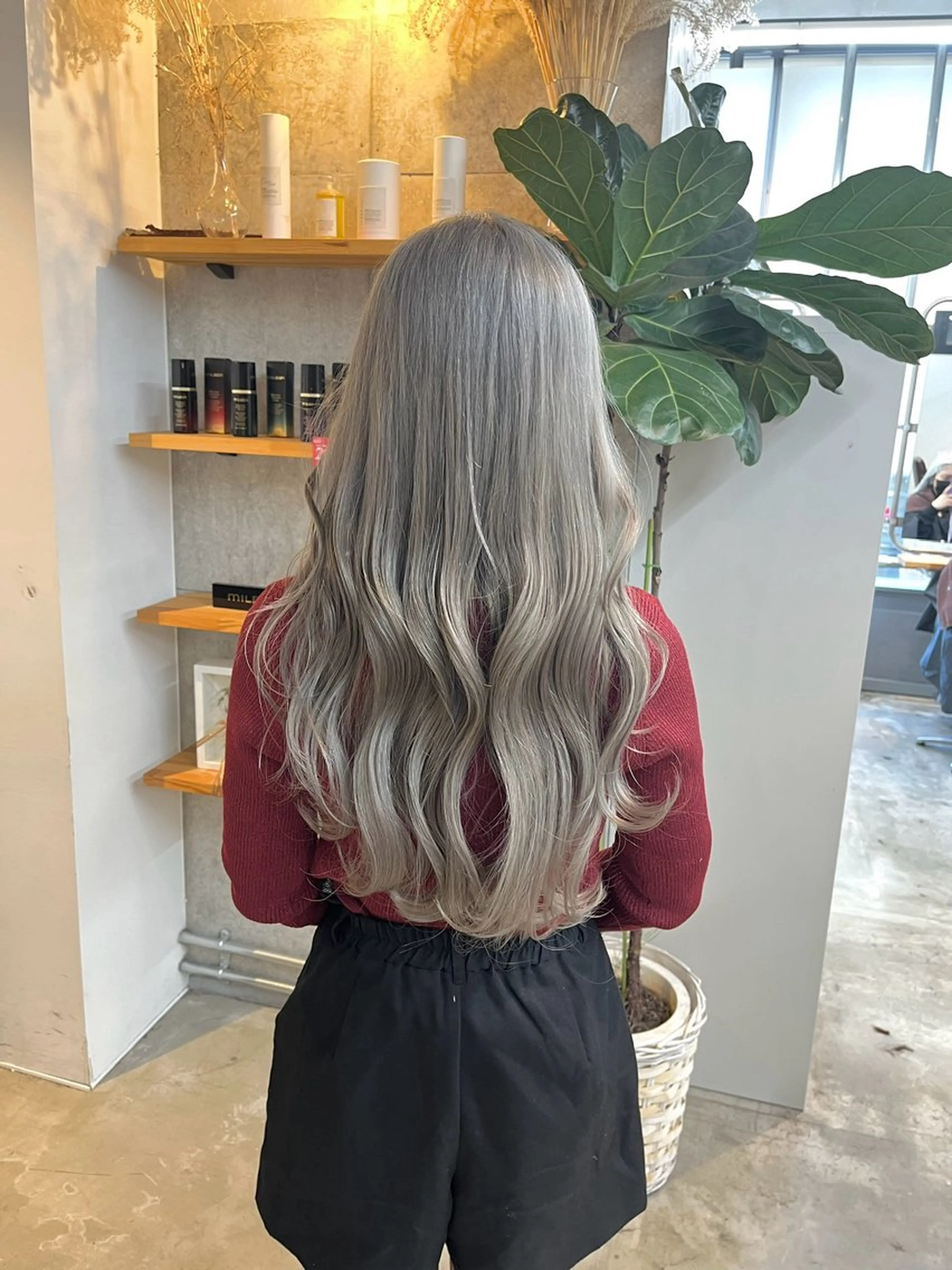 ロング カラー カット ヘアカラー ハイトーンカラ ー/小川のヘアスタイル