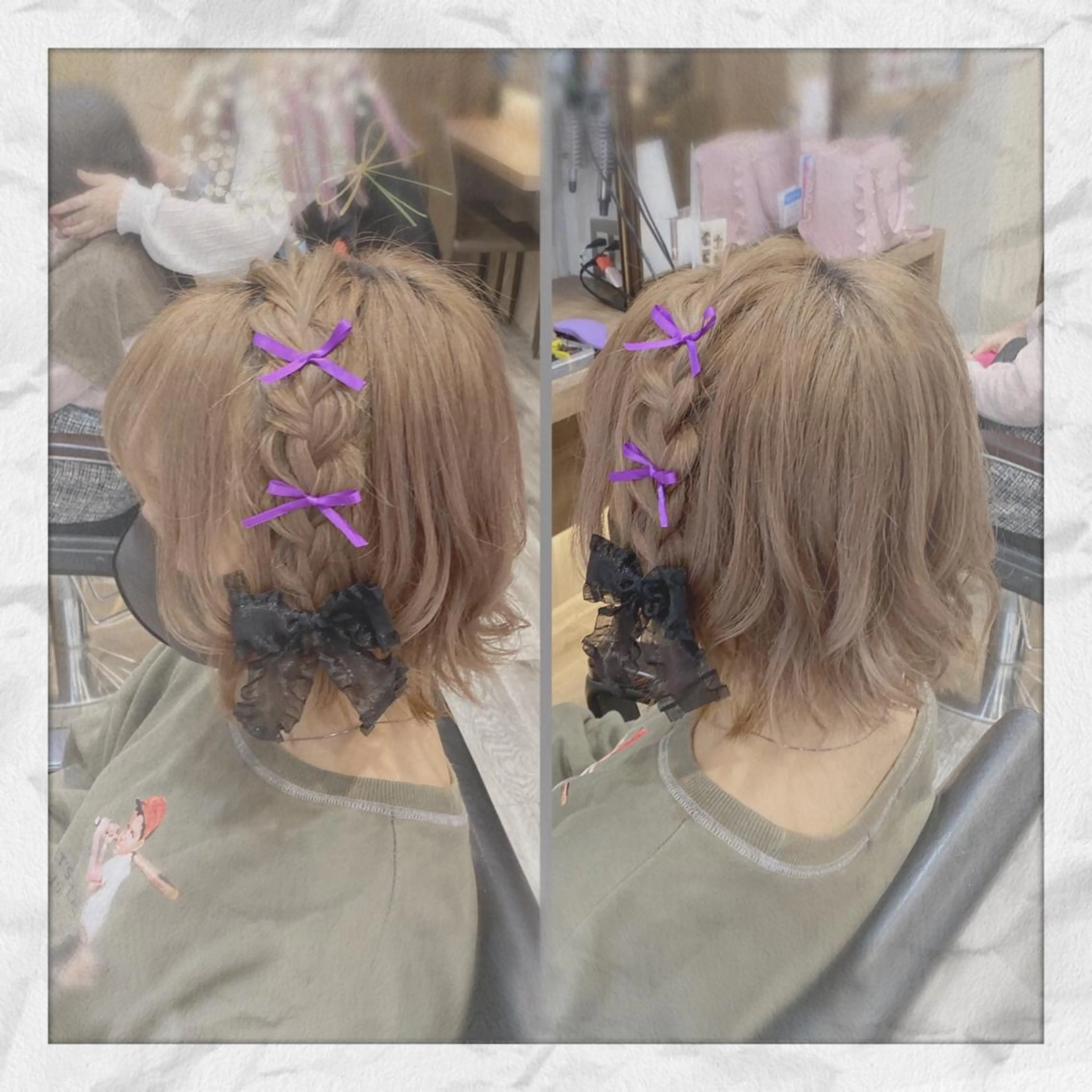 ショート ヘアアレンジ ヘアセット ヘアセット/着付け 𓇼 松本 夏美𓇼のヘアスタイル