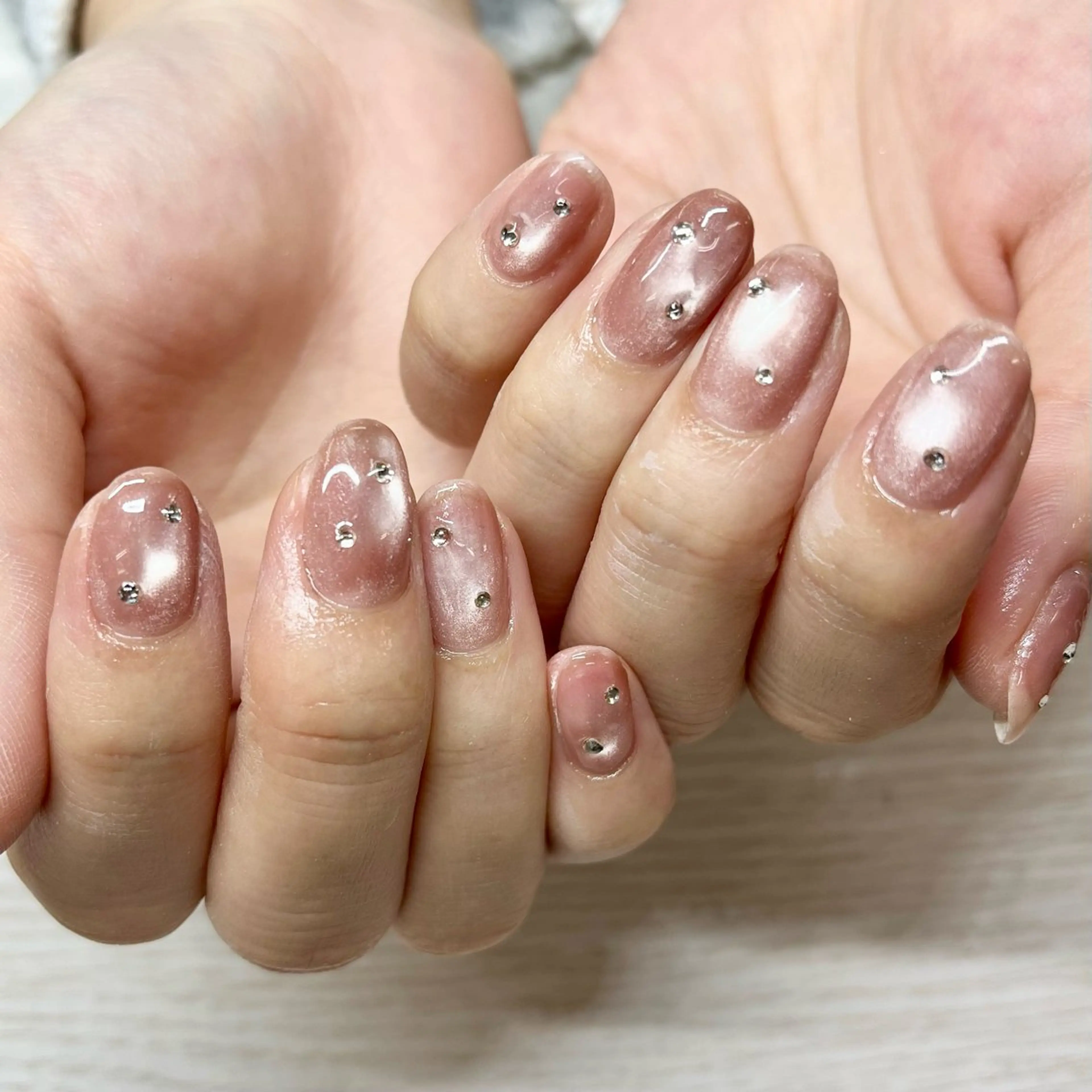 ネイル キラキラネイル マグネットネイル TRU NAIL&EYE所属・TRU ユウアのネイルデザイン