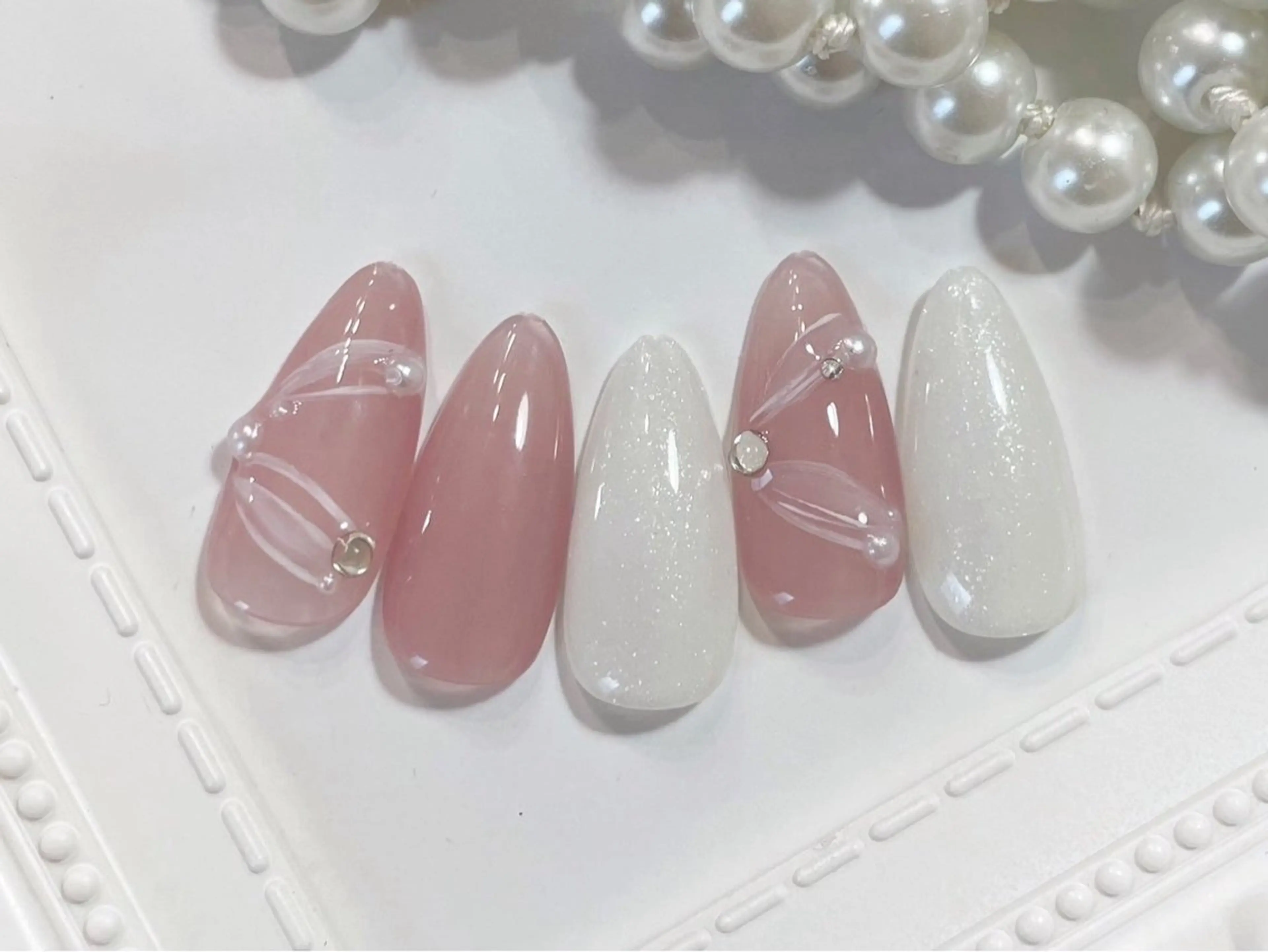 ネイル 【パラジェル・フィルイン】Nailsalon　Merci東中野所属・Merci shigaのネイルデザイン