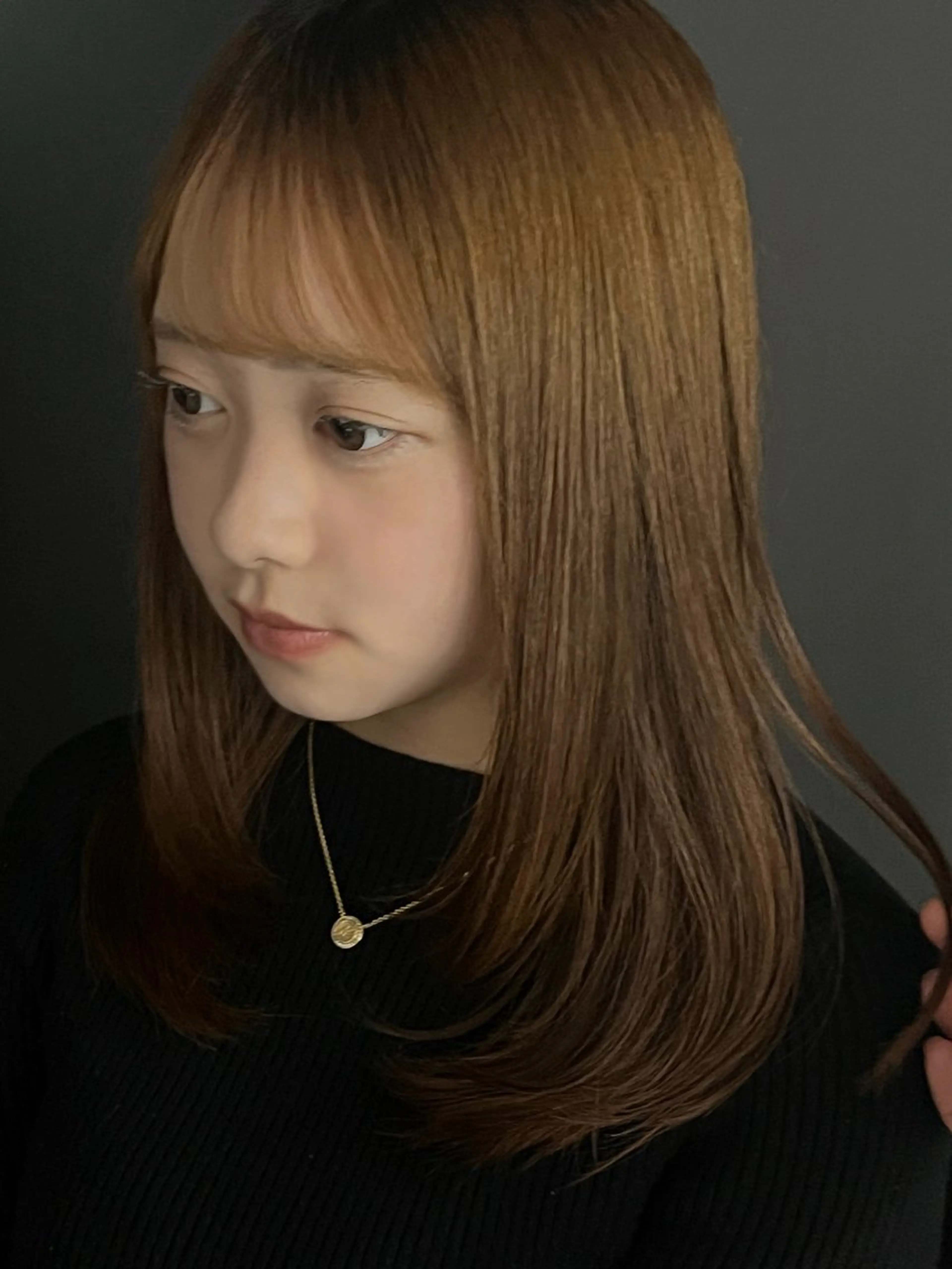 ミディアム レイヤーカット カット 暖色カラー/レイヤー ☻ miyuuのヘアスタイル