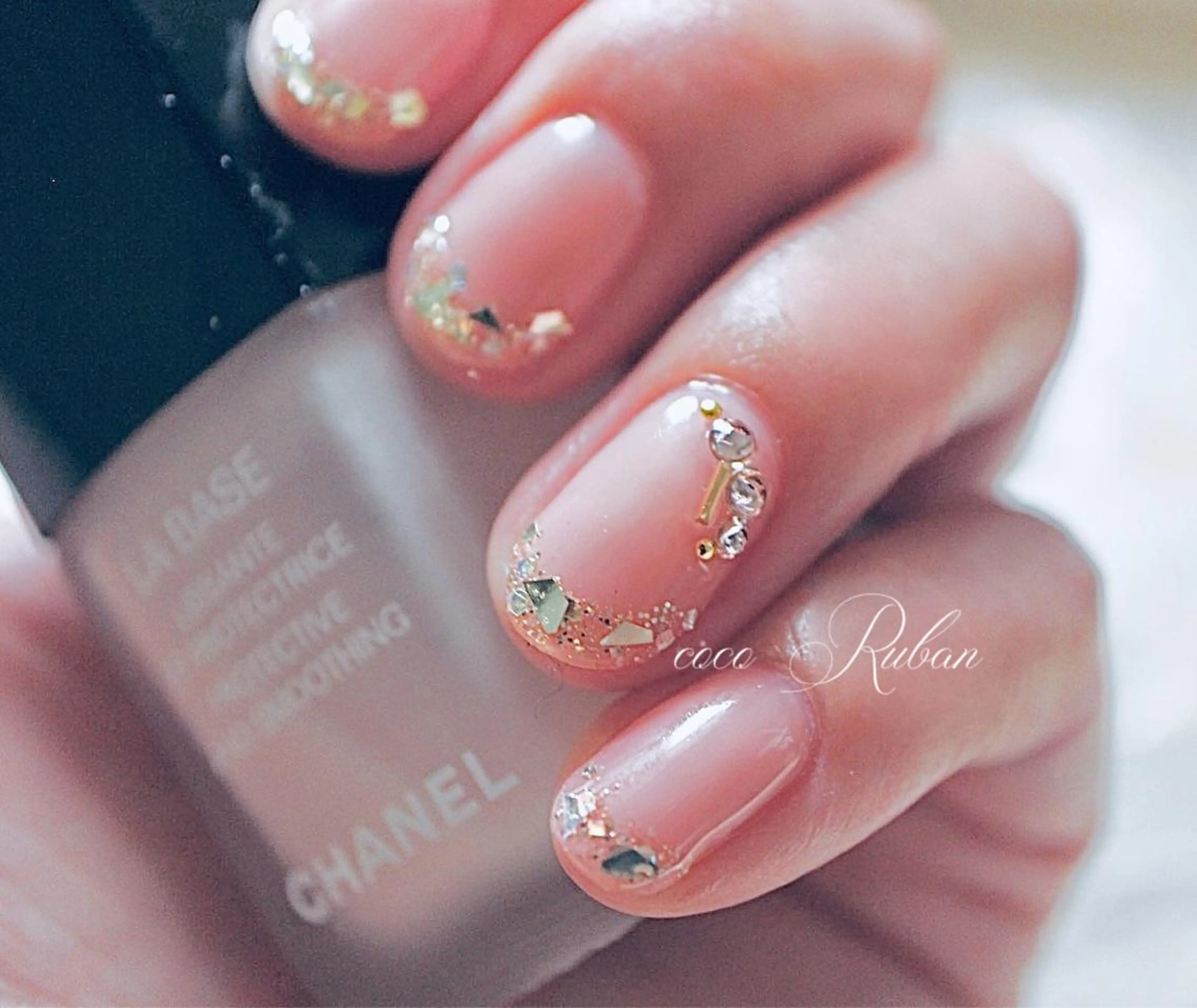 ネイル 自爪育成ネイルサロン ココリュバンのネイルデザイン