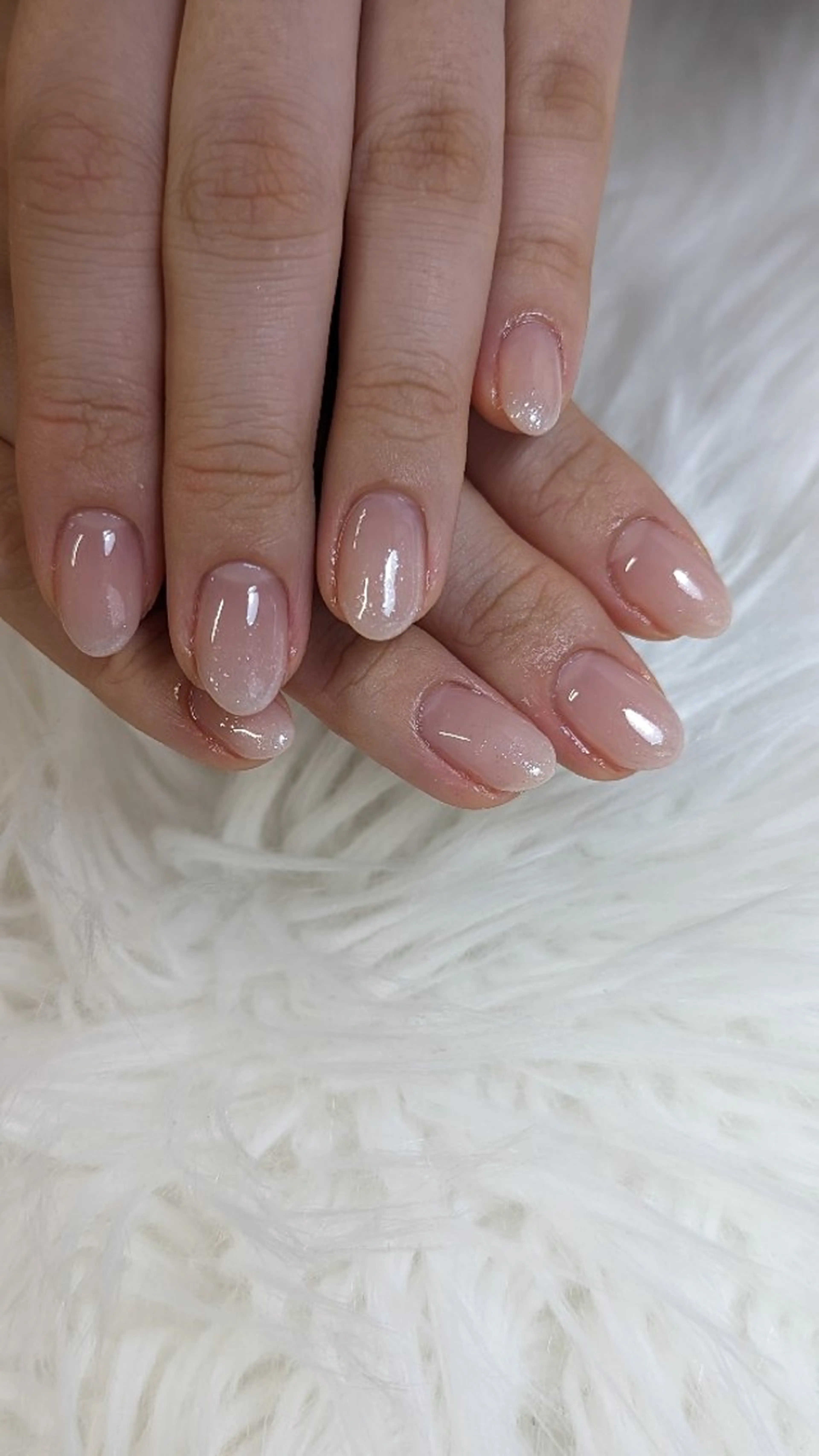 ネイル ラメ(グリッター) ラメグラデーション オフィスネイル ハンドネイル Nail SIRANGANAのネイルデザイン