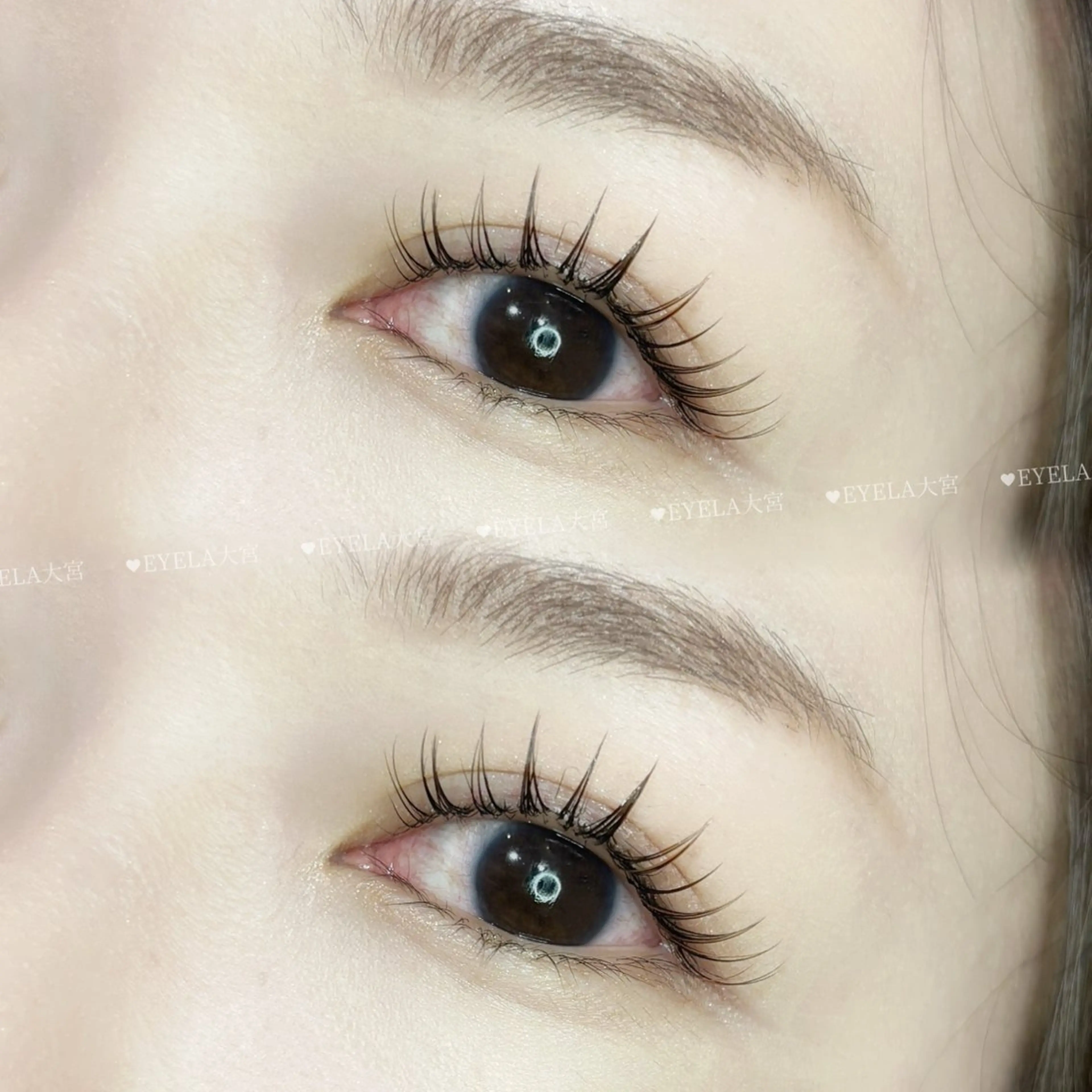 マツエク・マツパ フラットラッシュ EYELA大宮西口店 KAWAKAMIのマツエク・マツパデザイン