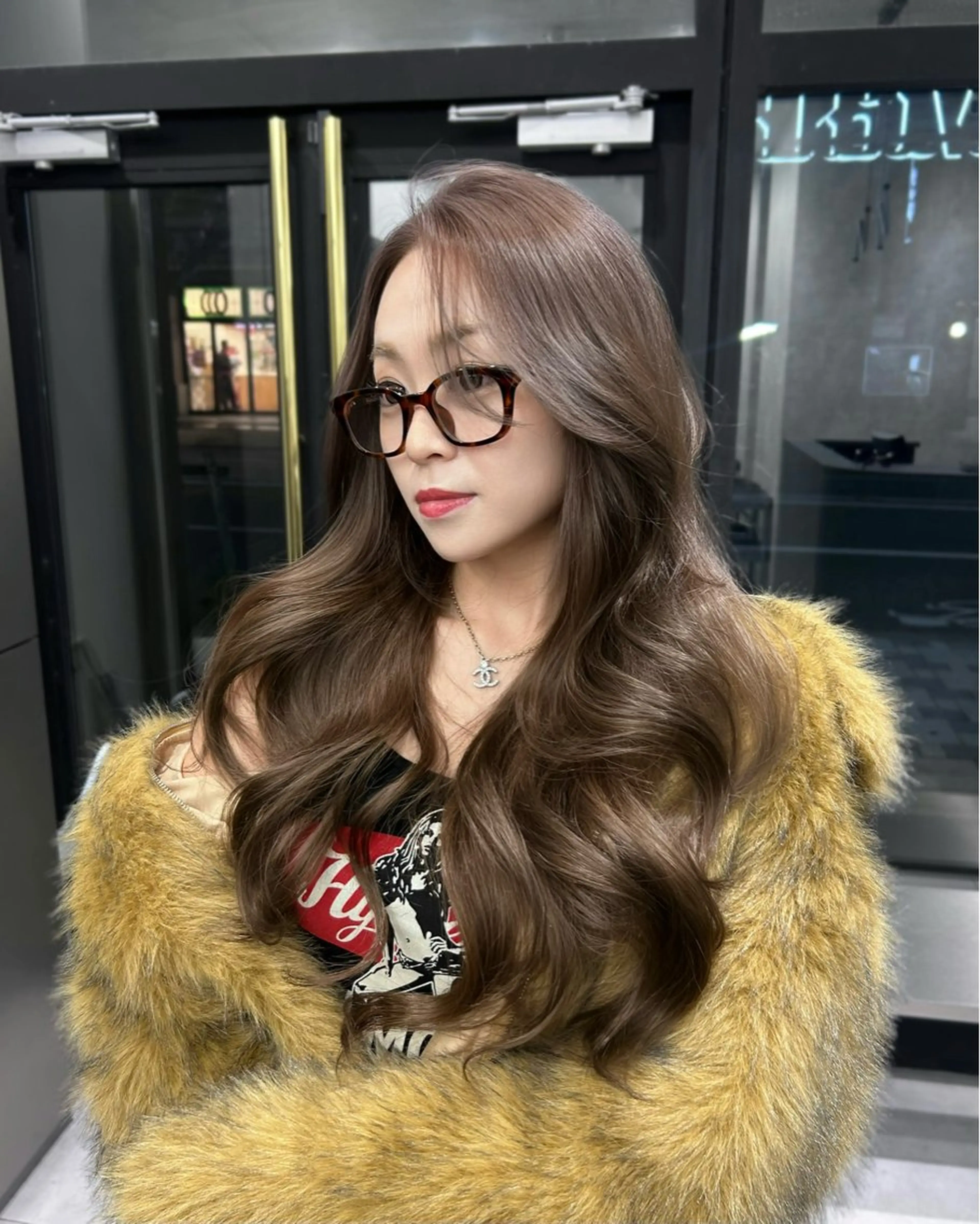 ロング レイヤーカット カット ヘアカラー トリートメント 大人レイヤー/艶美髪 🇺🇸TOMONAのヘアスタイル