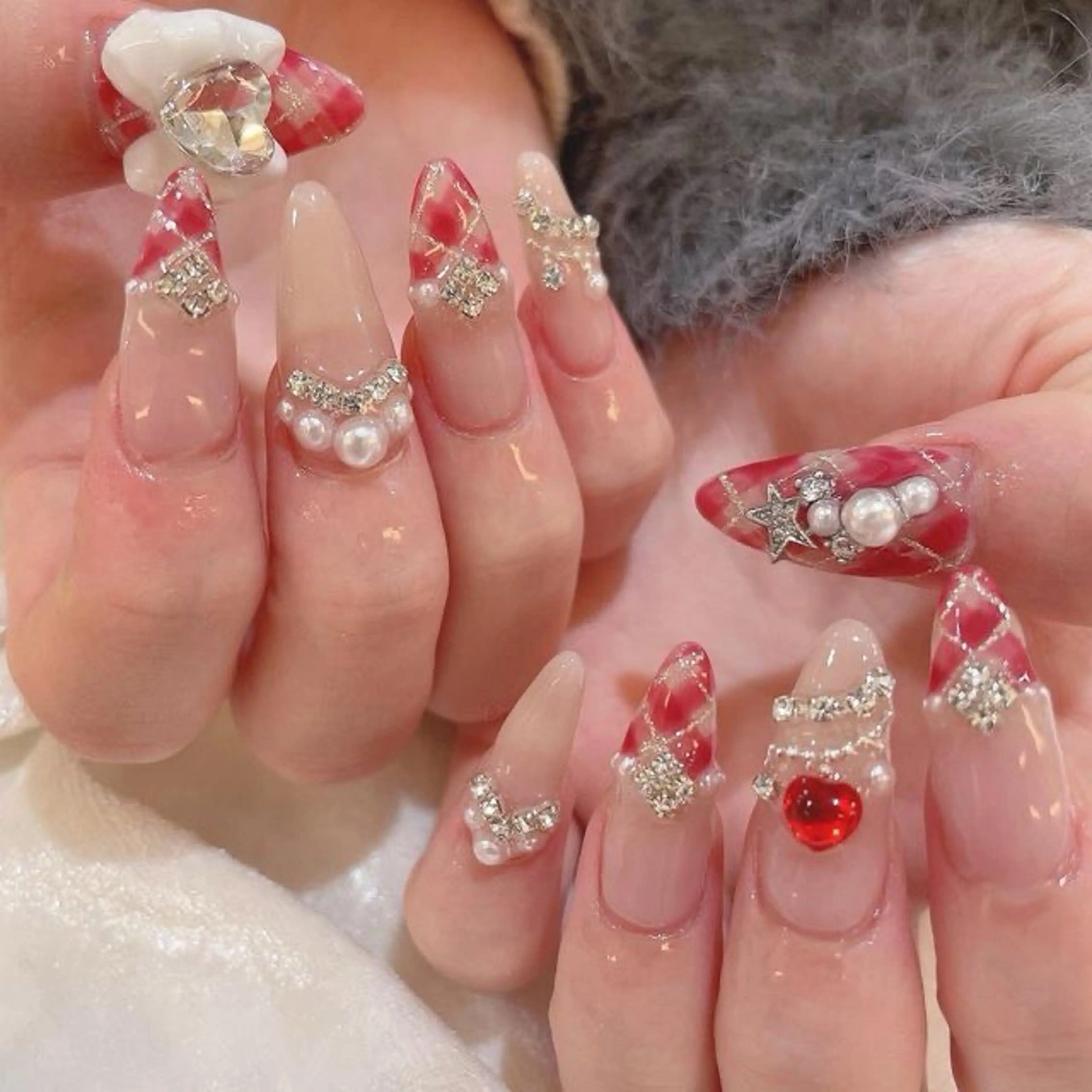 ネイル 長さ出し ハロウィン マグネットネイル ミラーネイル ネイルチップ Lee Nails チップ長さだし専門店のネイルデザイン