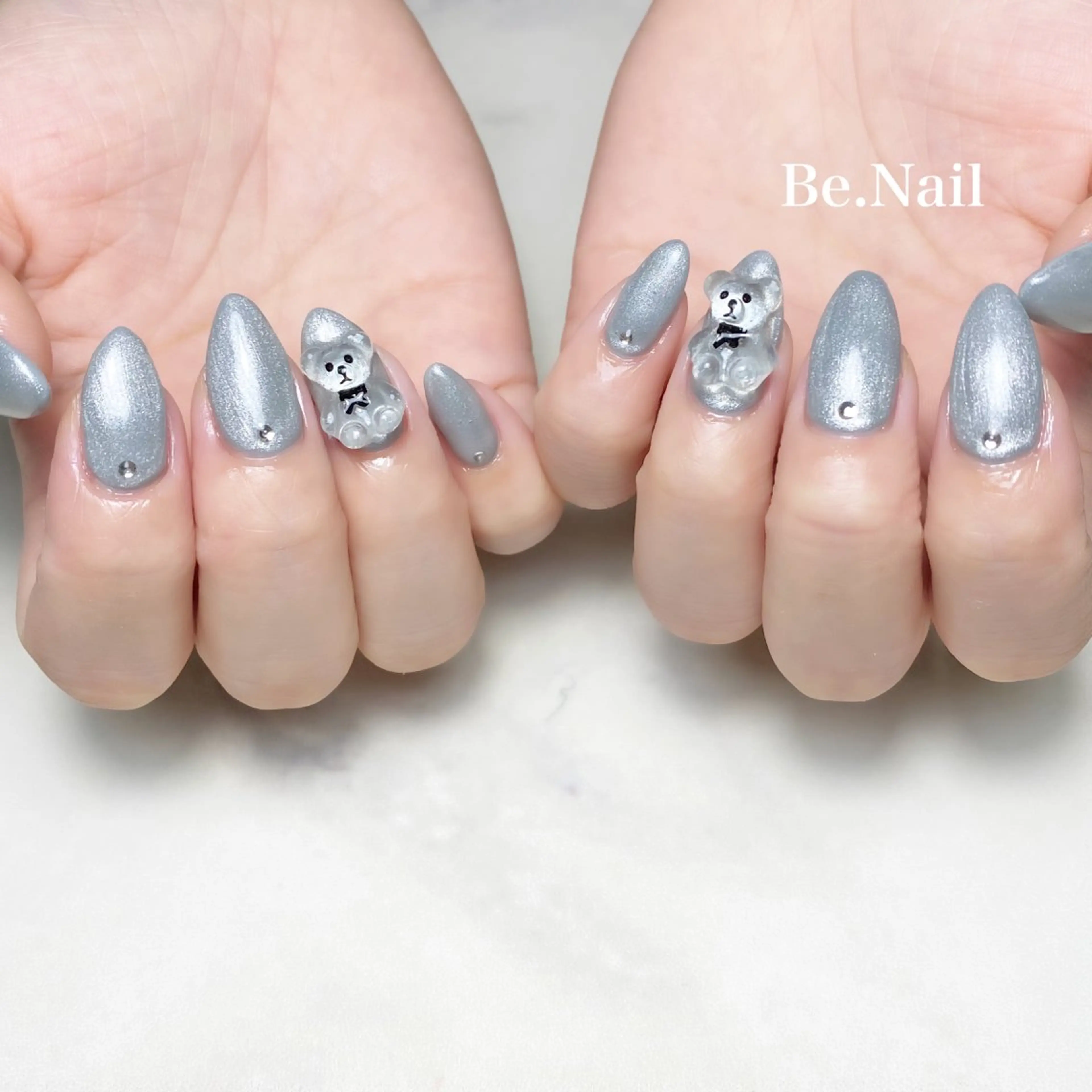 ネイル ジェルネイル シンプルネイル 冬ネイル Be. Nailのネイルデザイン