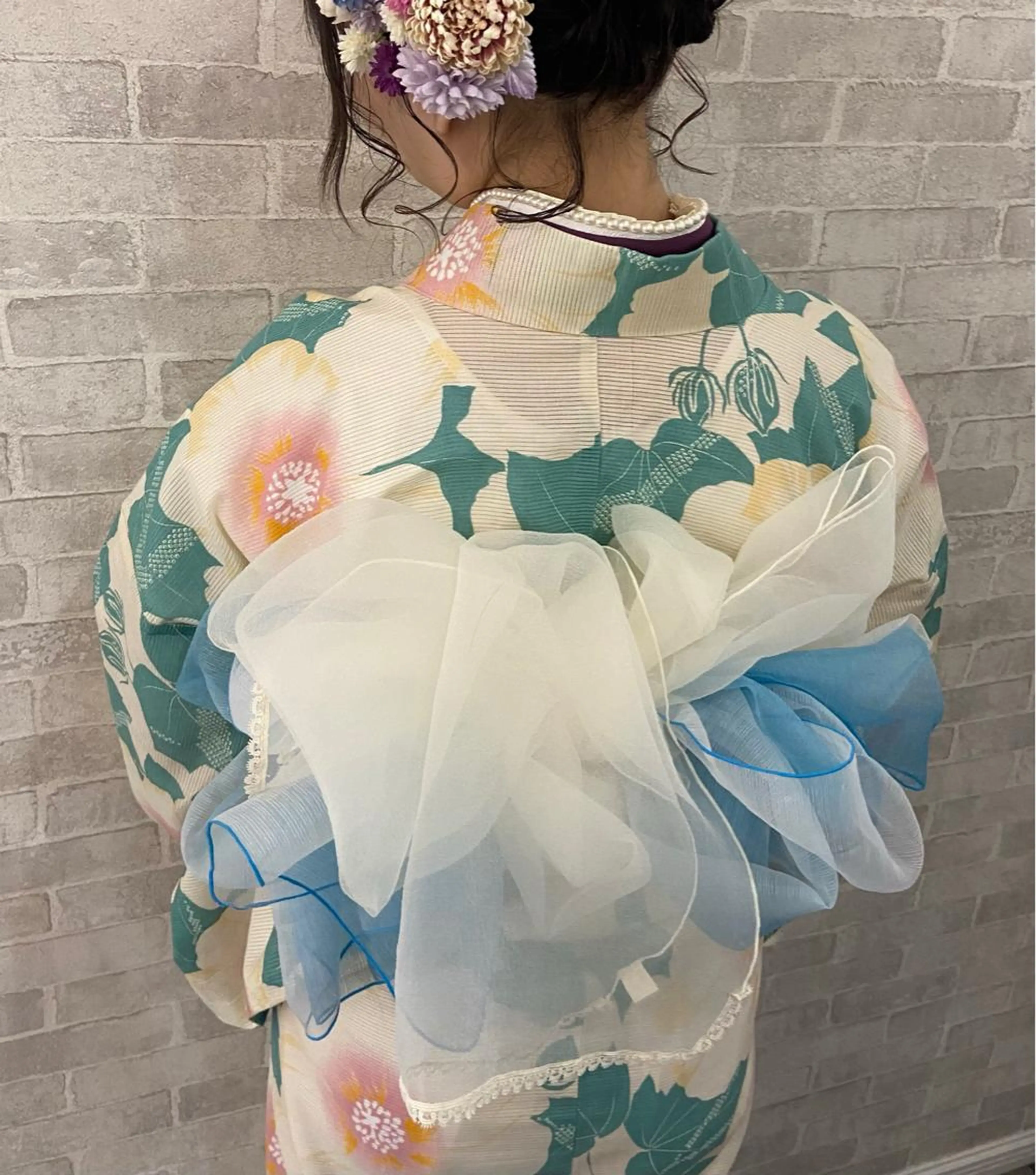 浴衣着付け＆ヘアセットの写真