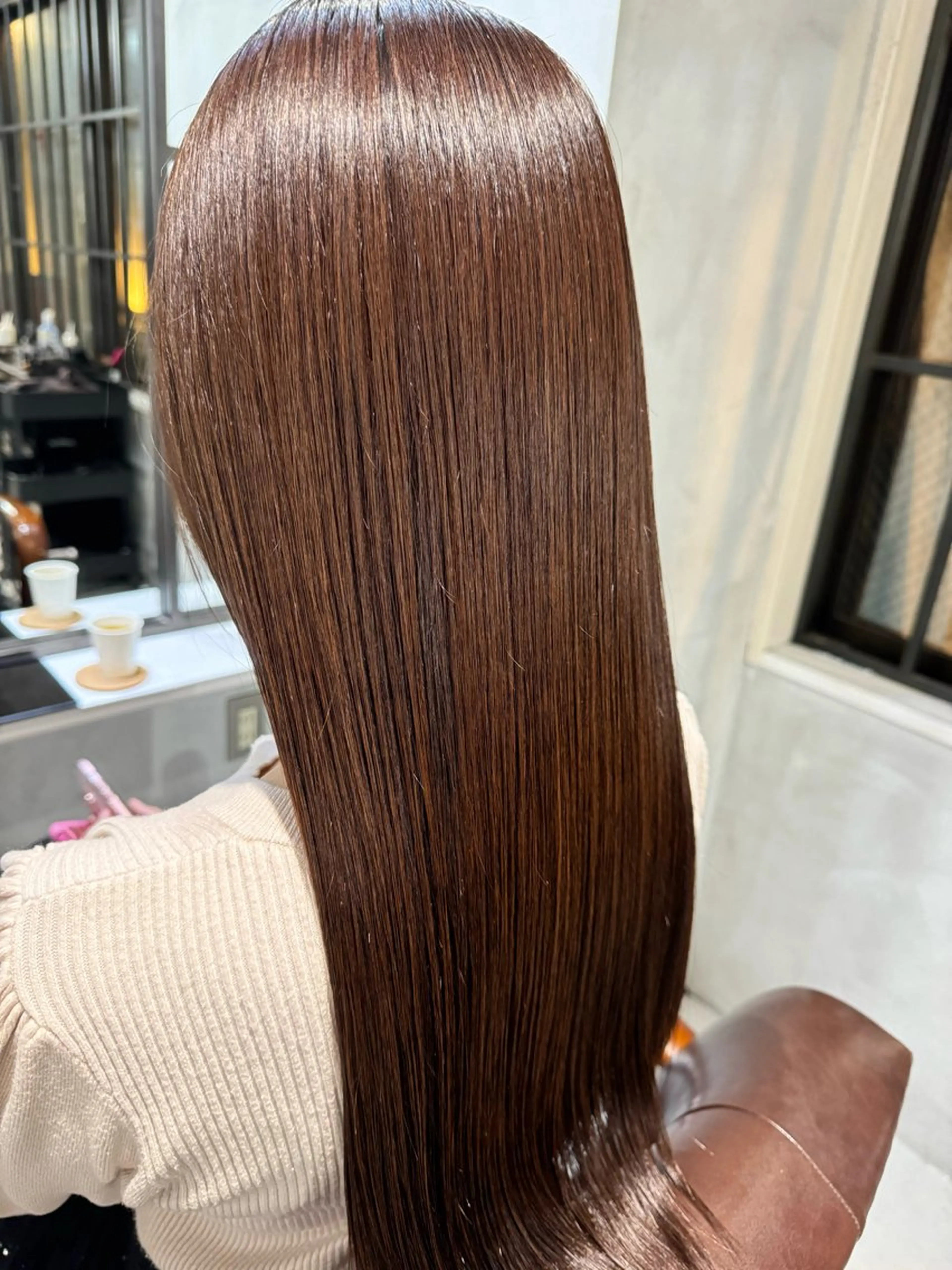 ロング カラー 髪質改善/縮毛矯正/ 艶髪/春山良太のヘアスタイル