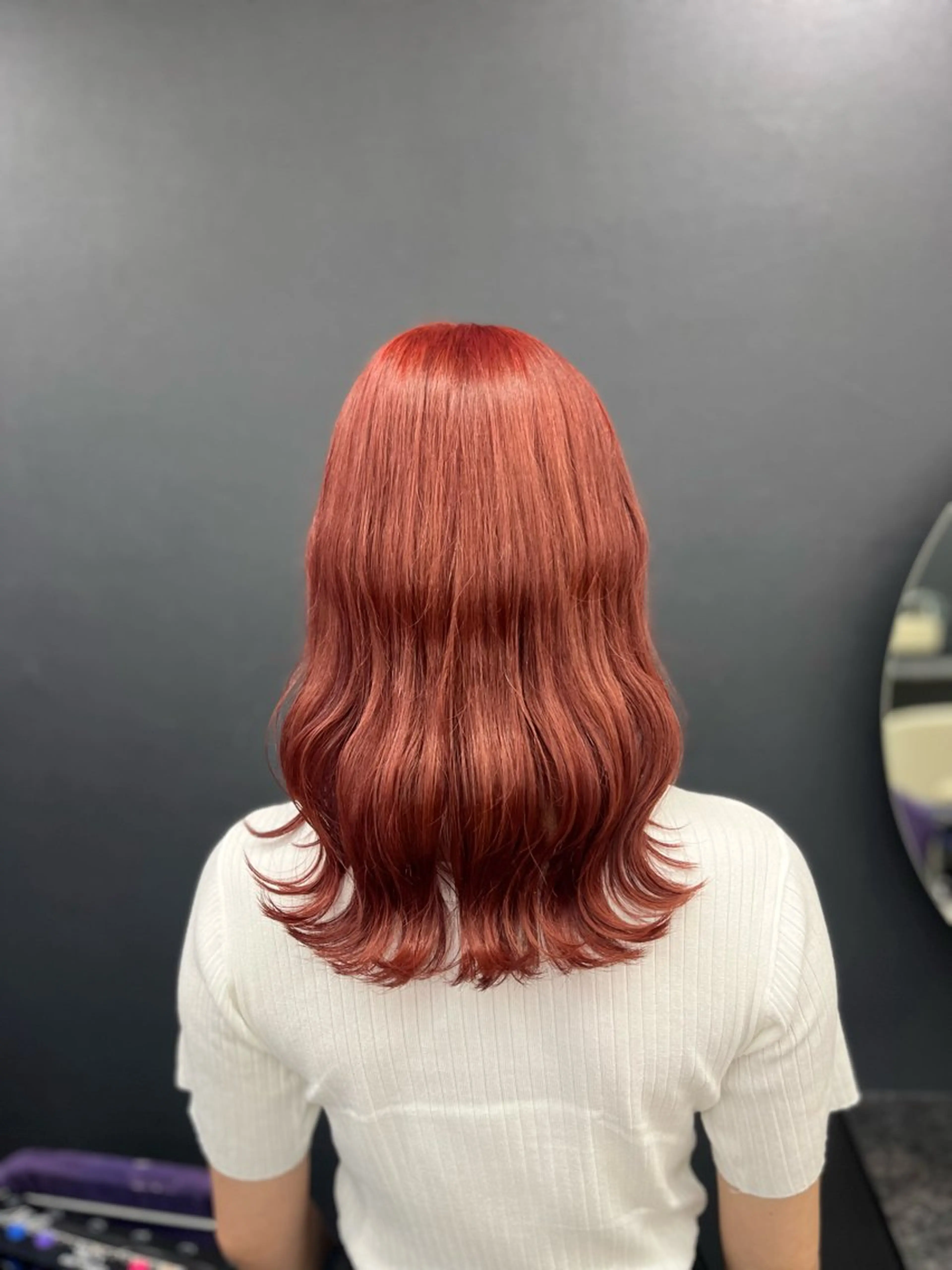 セミロング カラー ヘアカラー トリートメント white.梅田所属・White梅田  ／ COCOのヘアスタイル