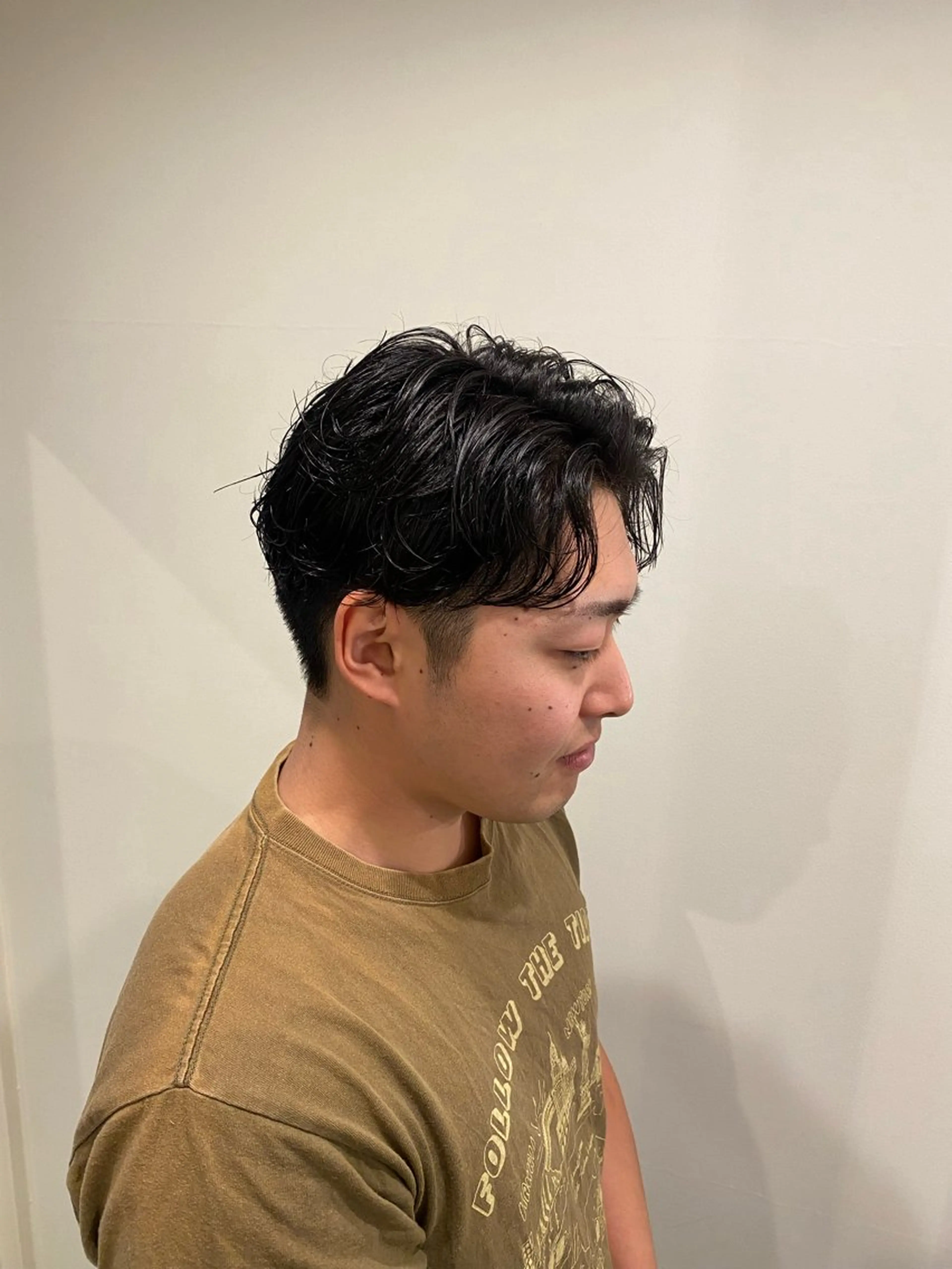 ミディアム パーマ メンズ カット パーマ 🍑 モモカ🍑のヘアスタイル