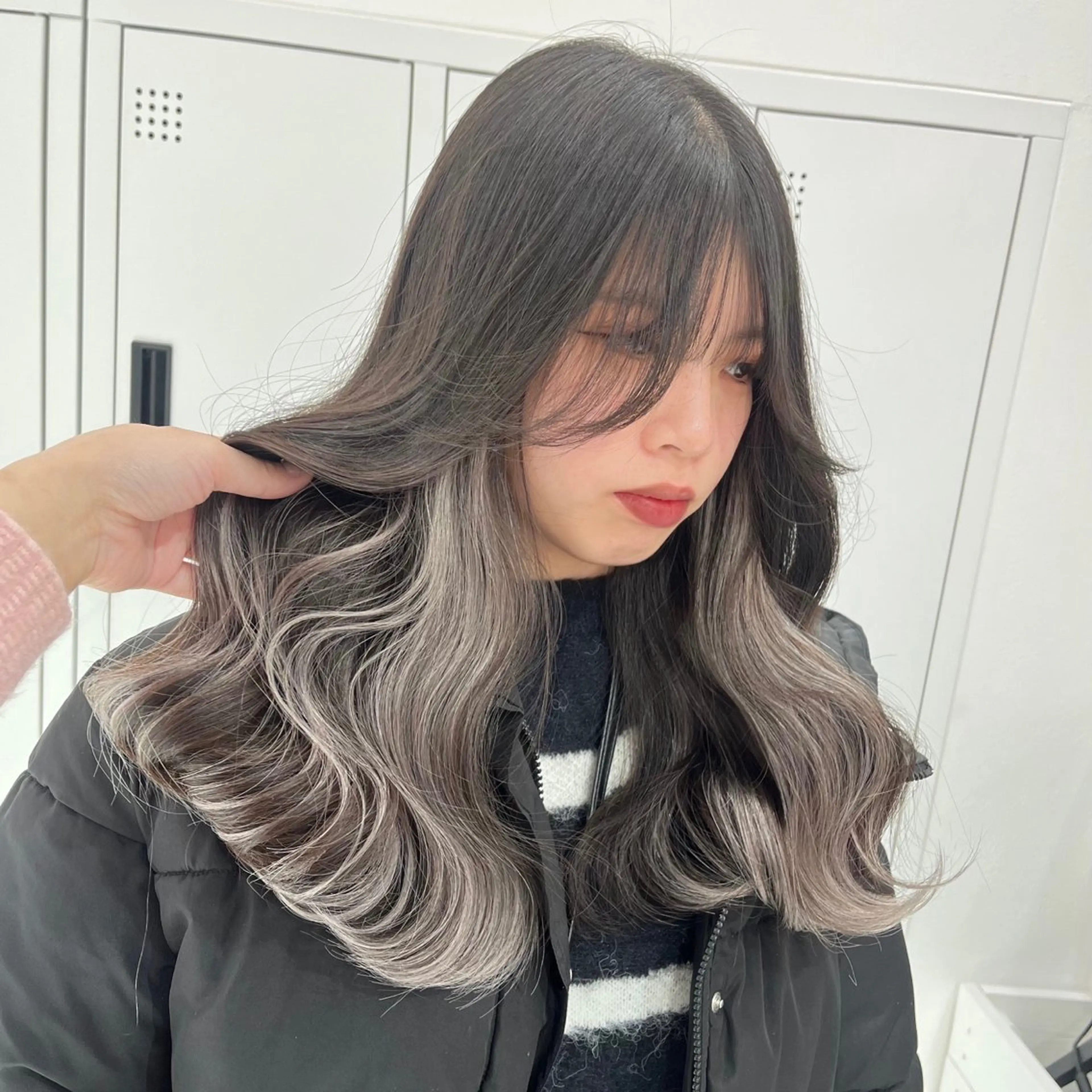 ミディアム カラー パーマ ヘアアレンジ メンズ キッズ ヘアカラー トリートメント 💖オタク美容師 ꒰ঌ♡モモ♡໒꒱のヘアスタイル