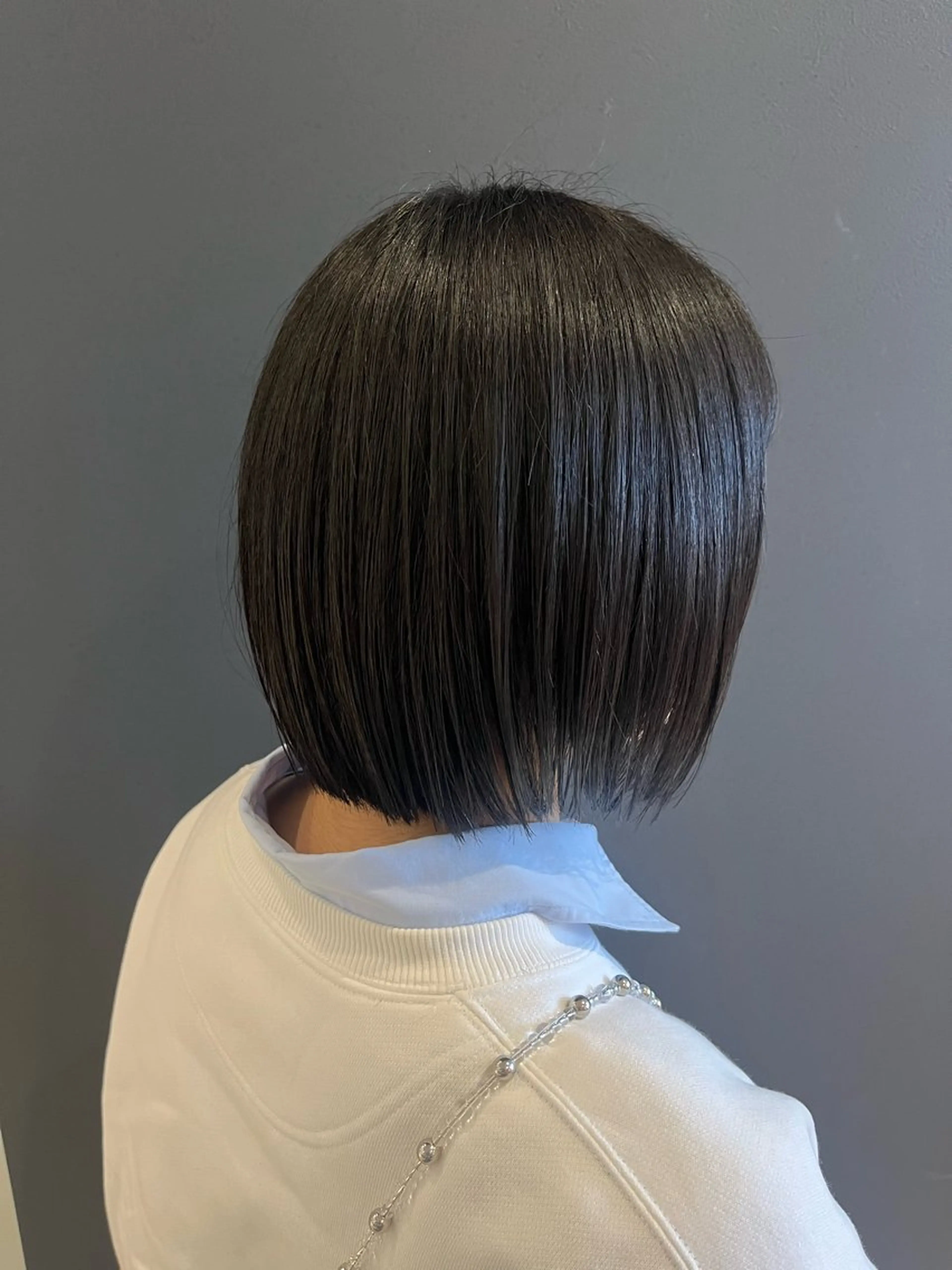 ミディアム 切りっぱなしボブ ボブ THE LAND所属・Yuzuki/モデル 募集中/今年デビューのヘアスタイル