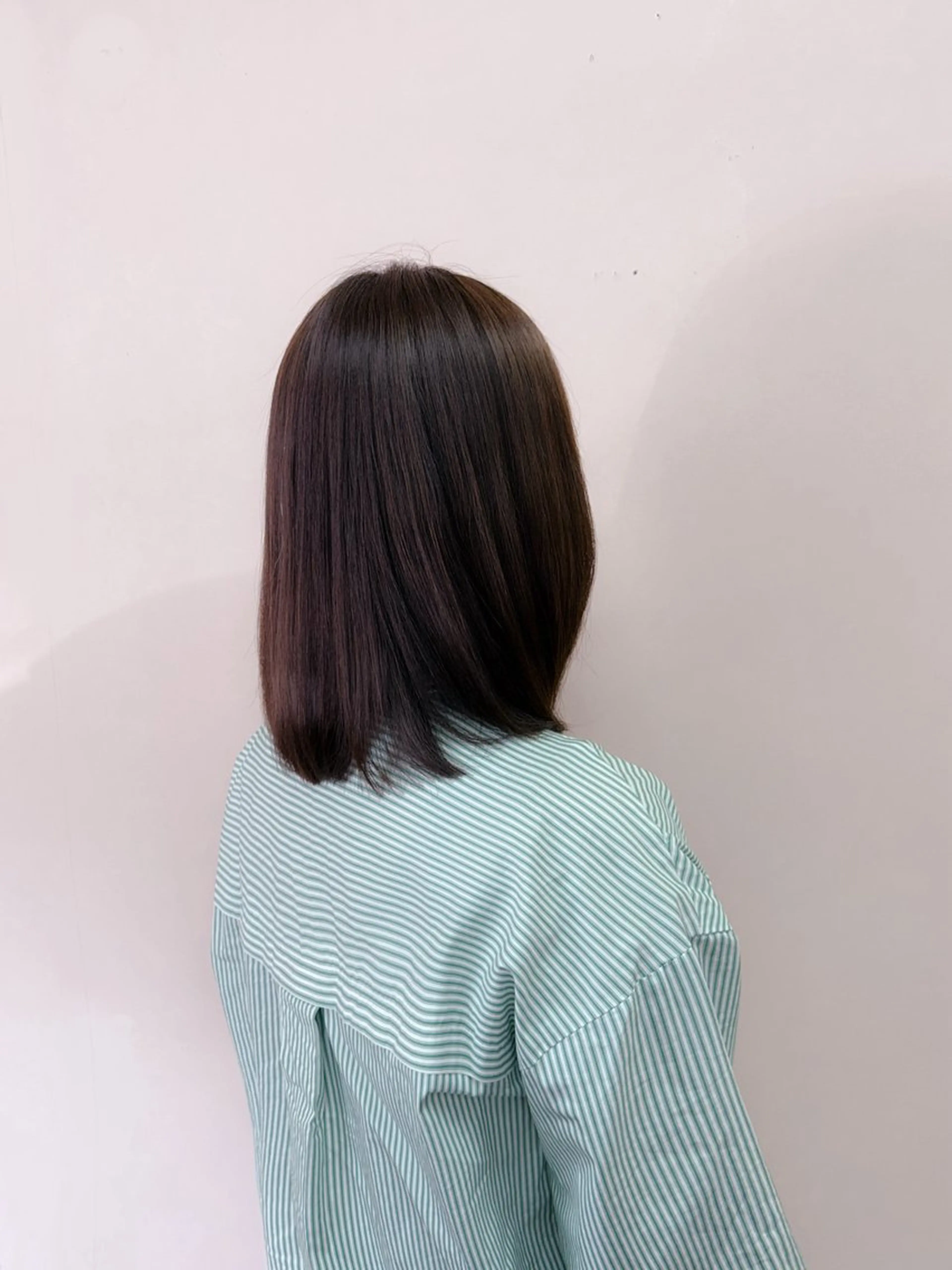 ミディアム 縮毛矯正 トリートメント ラクーン-RacCoON-所属・甲斐綾香 /髪質改善/縮毛矯正のヘアスタイル